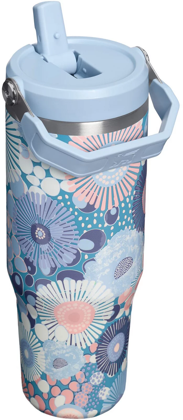 Stanley 30 oz. IceFlow 2.0 Flip Straw Tumbler - Blue Dream Wildflower