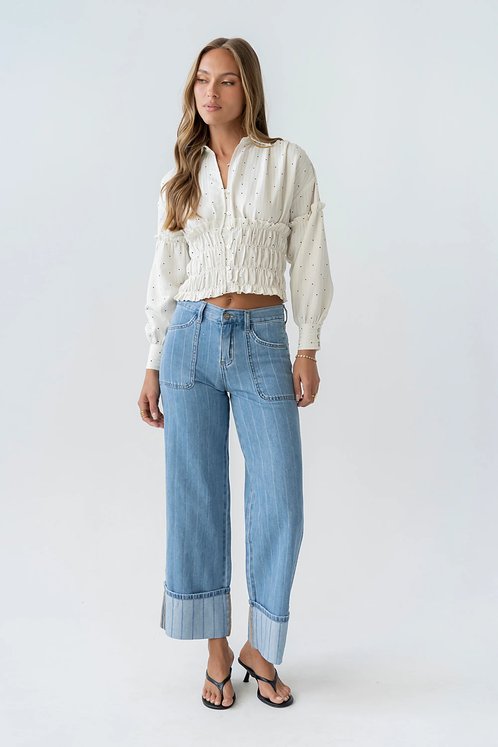 Marta Polka Dot Blouse