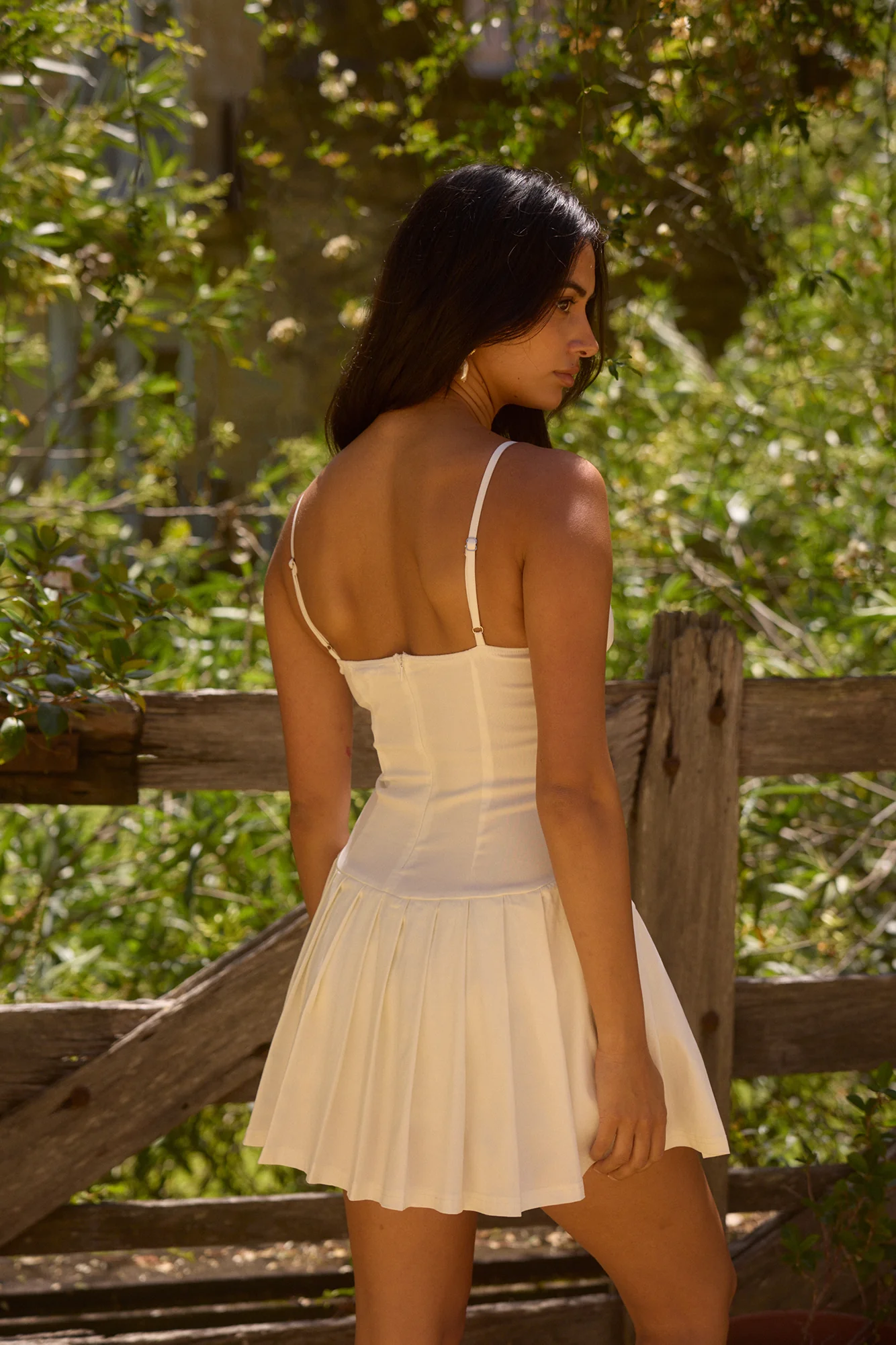 Emily Elizabeth Mini Dress White - luluinthesky