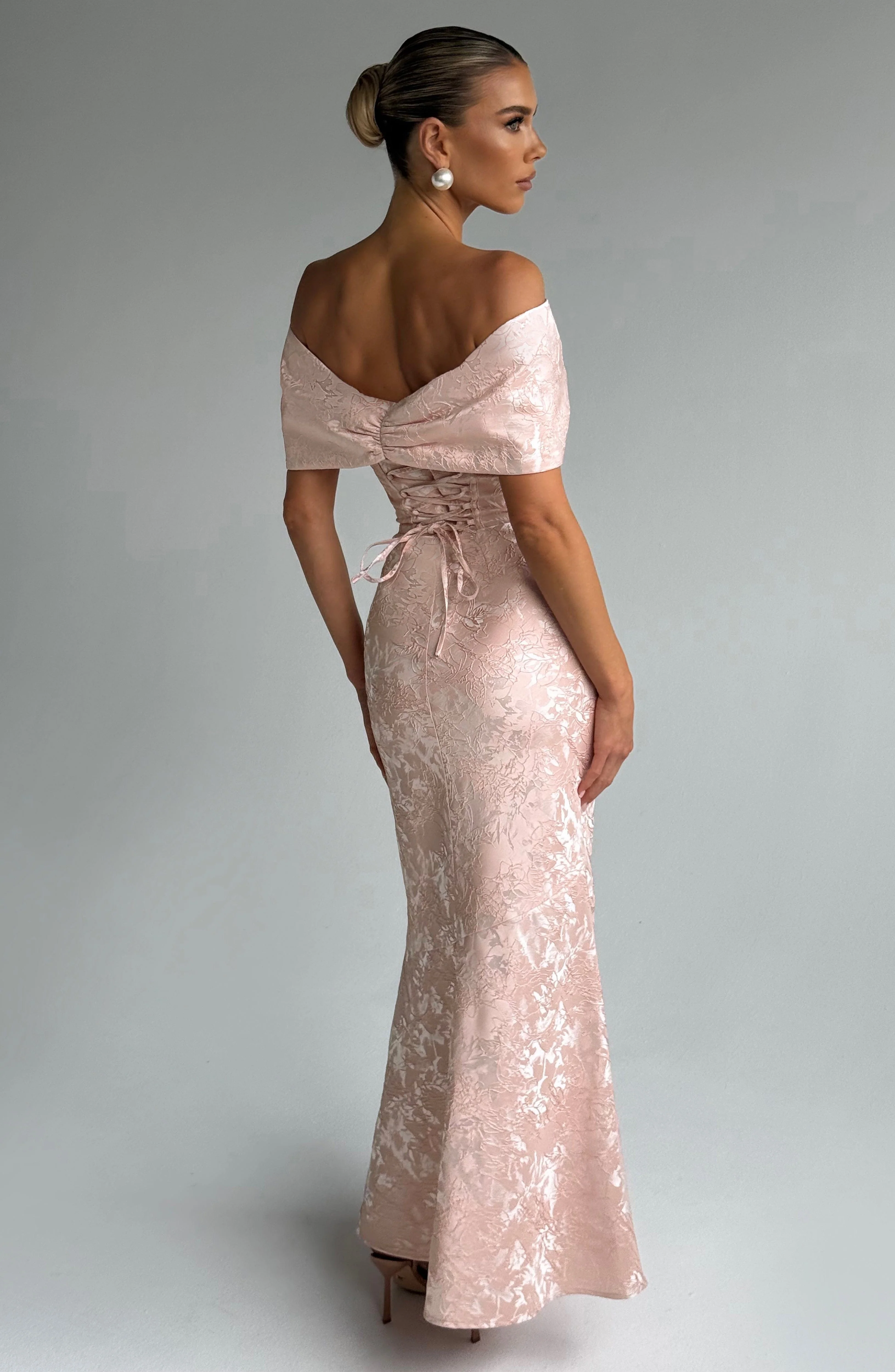 Emberly Maxi Dress - Soft Peach