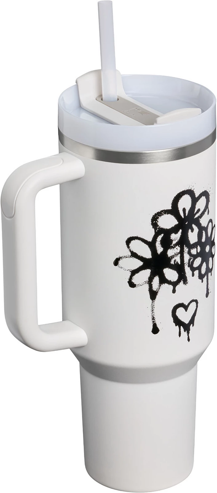 Stanley 40 oz. Quencher H2.0 FlowState Tumbler - Stanley Graffiti Garden - Frost Graffiti Floral
