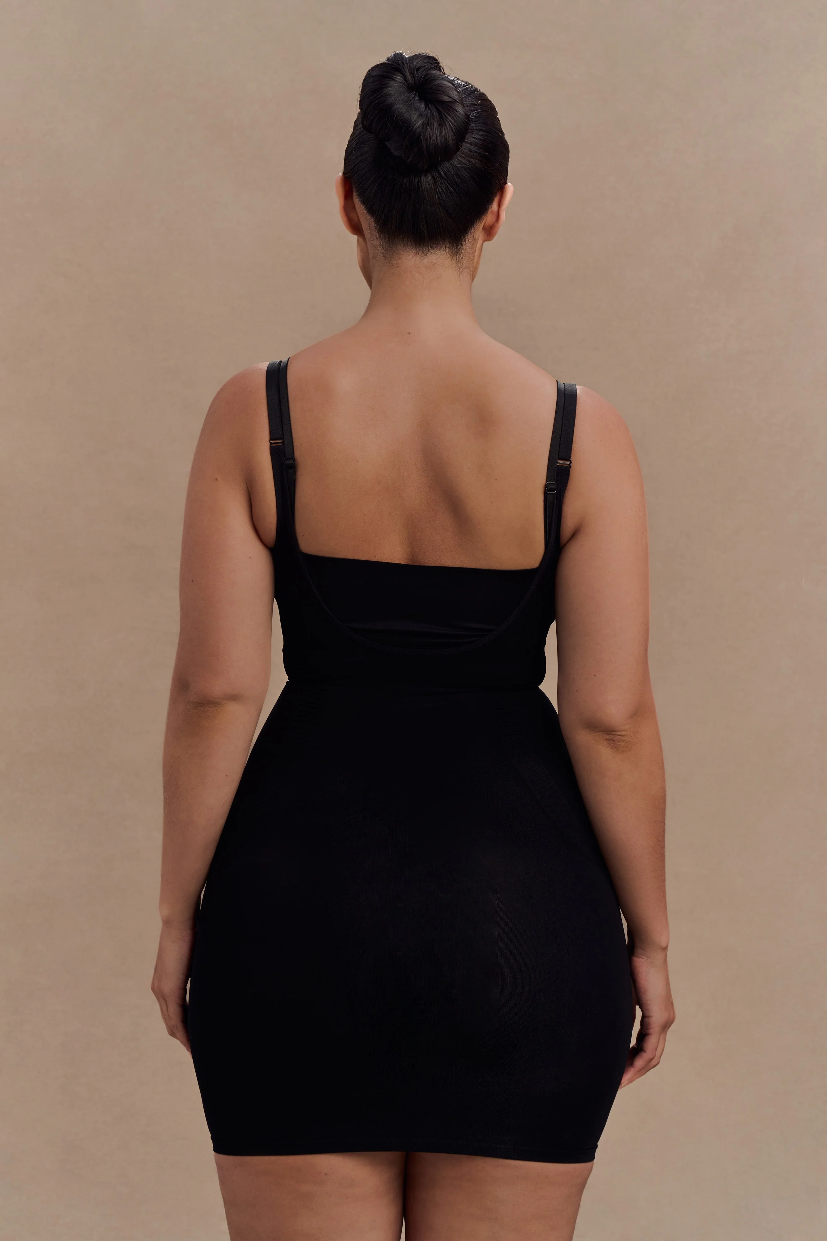 Jocelyn Backless Shapewear Mini Dress - Black