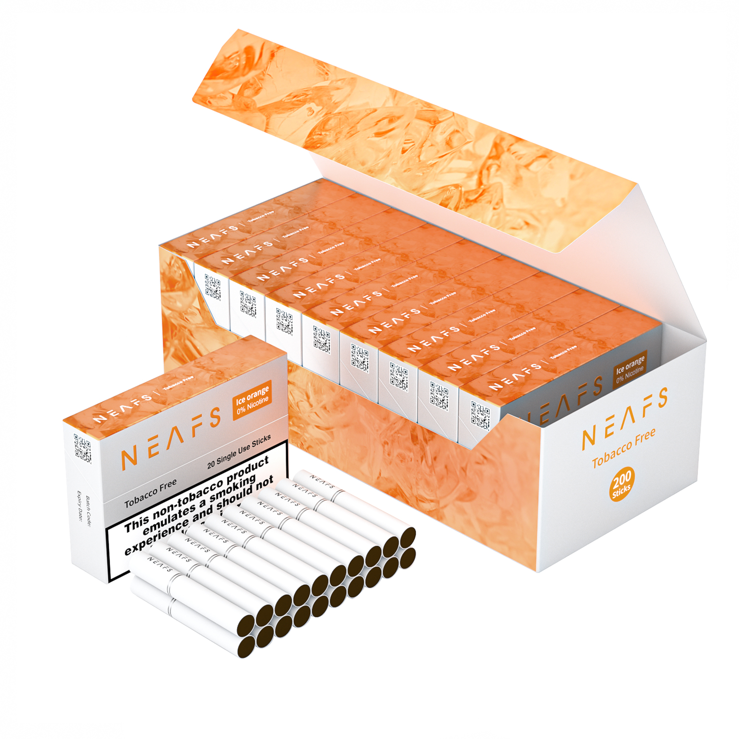 Neafs Tobacco Sticks – 0% Nicotine(One box - 200 pieces)