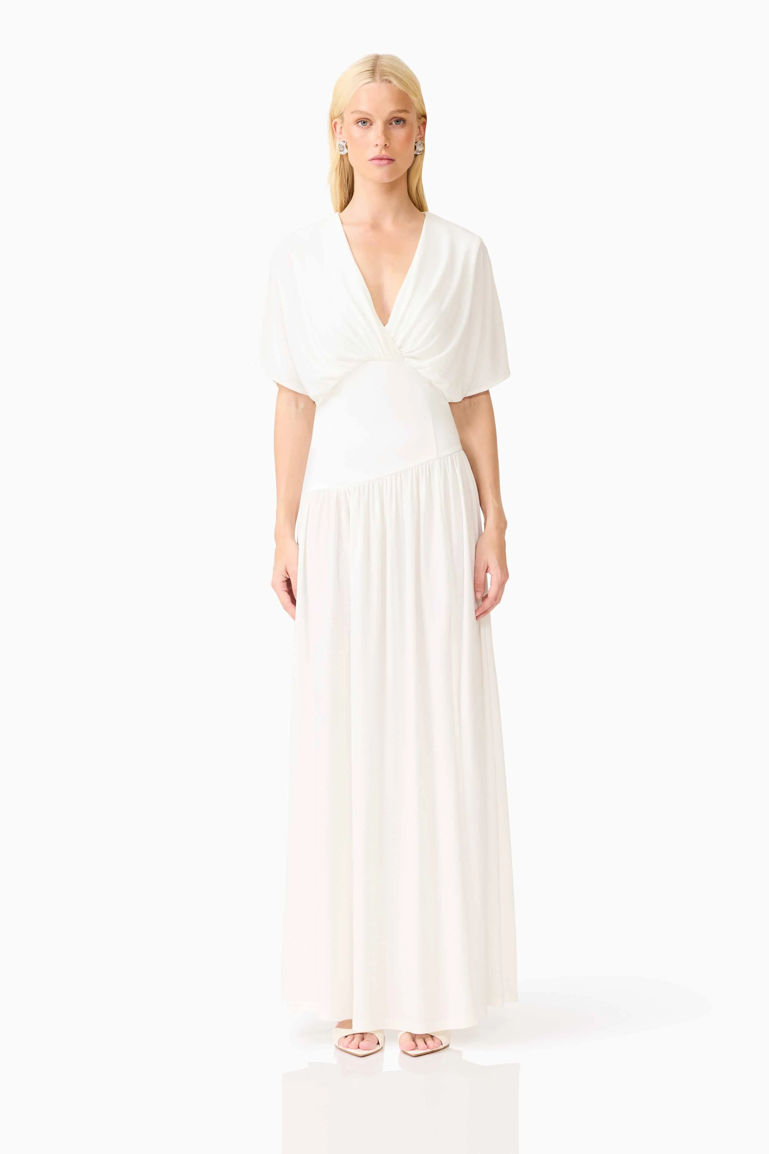 CURAAE Amaris Maxi Dress in White