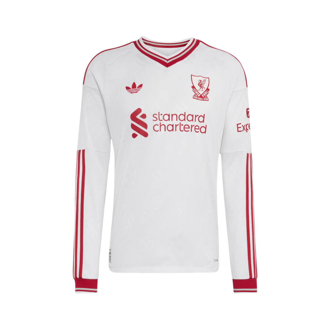 ADIDAS Liverpool 26/27 Away Longsleeve Authentic Men Jersey White KB8308