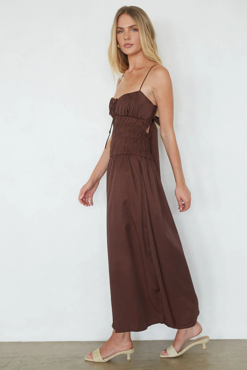 Roxana Smocked Midi Dress