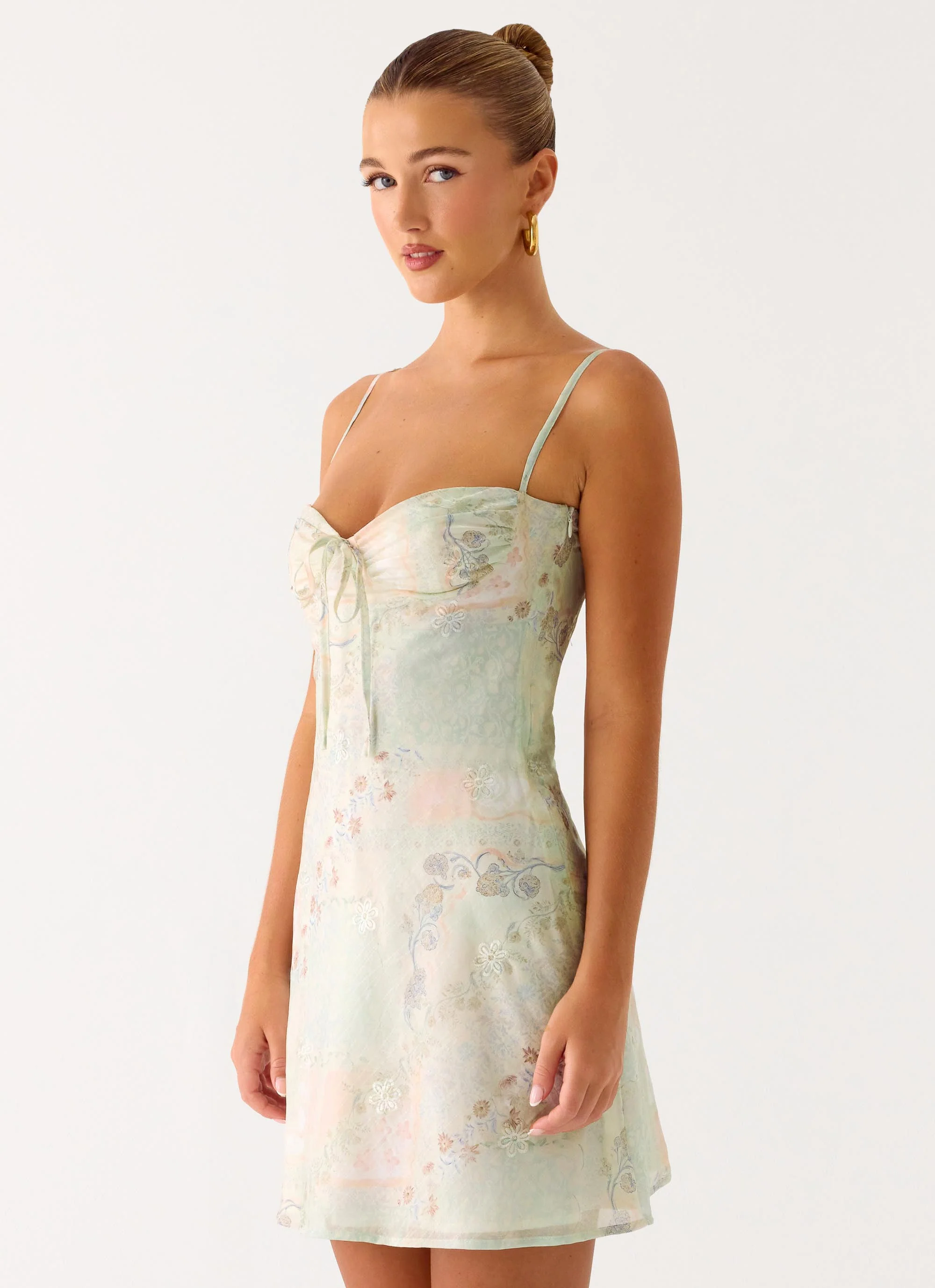 Reflection Mini Dress - Mystic Paisley - luluinthesky