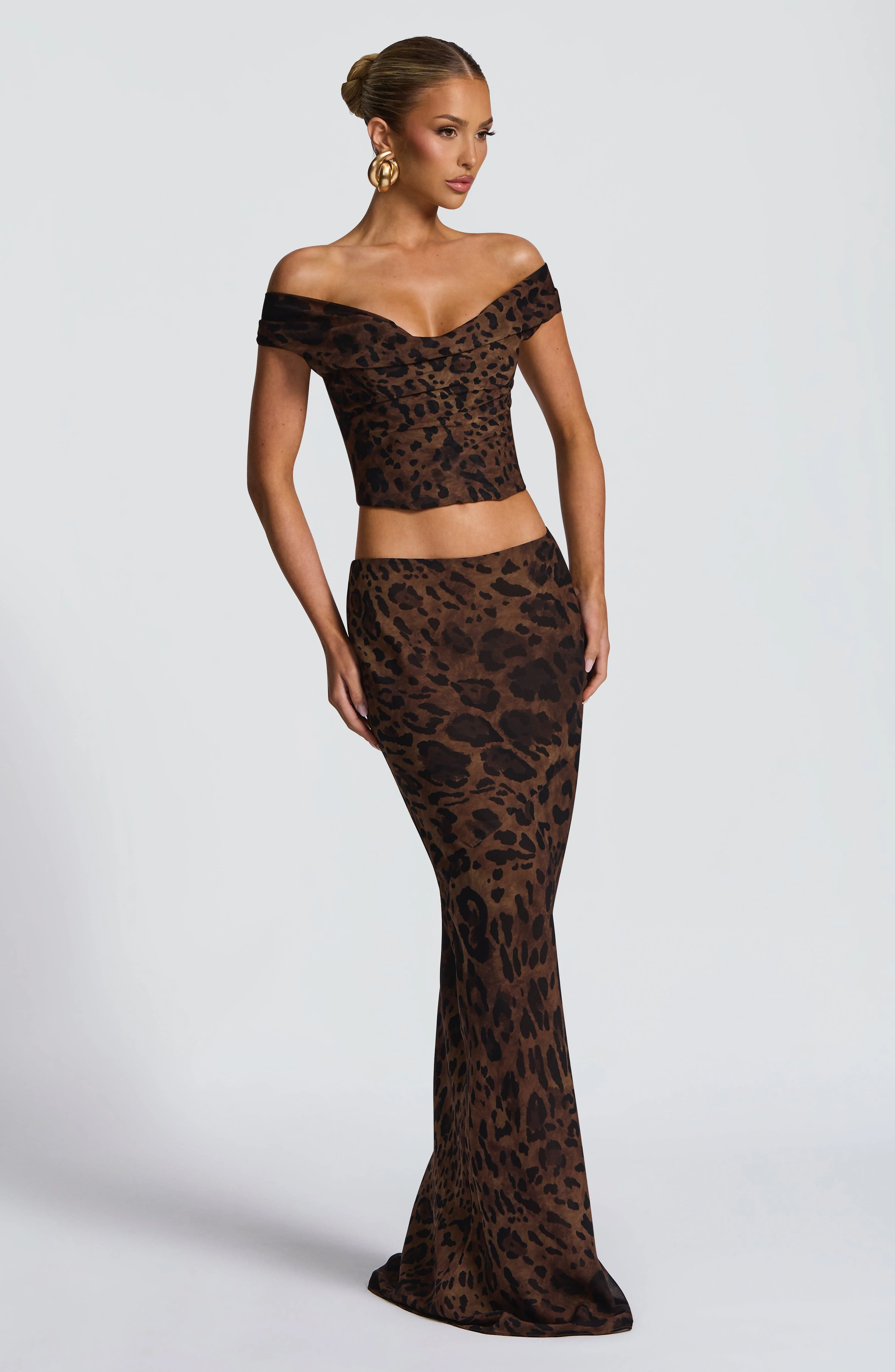 Chrysoula Maxi Skirt - Leopard Print