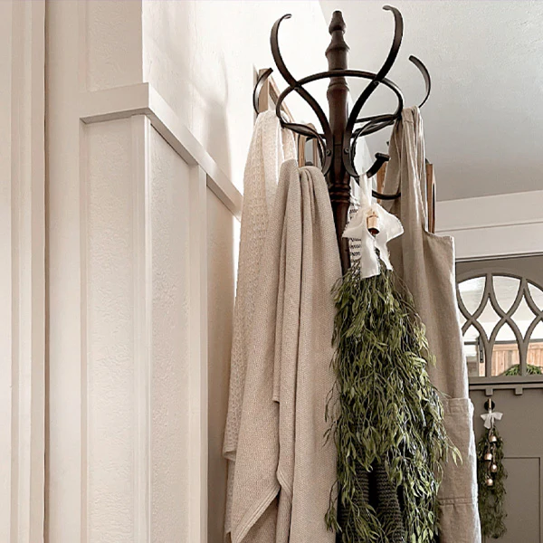 Vintage Inspired Entryway Coat Rack
