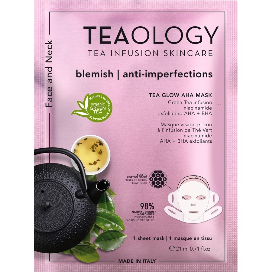 Teaology Pielęgnacja twarzy Herbaciana maseczka z kwasami AHA