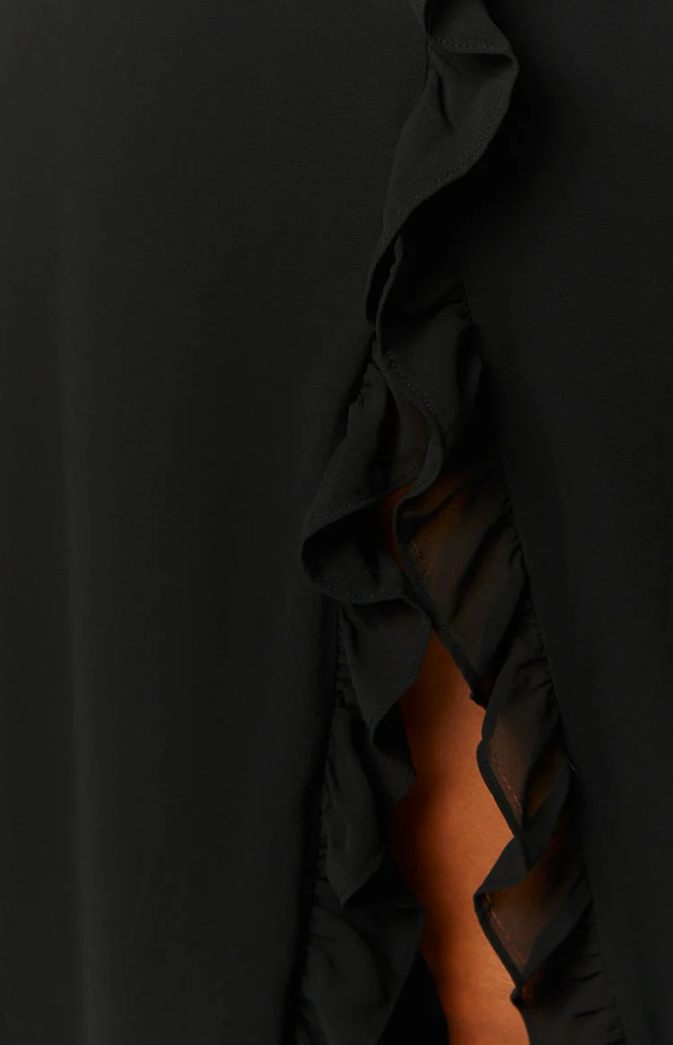 Dream On Black Maxi Dress