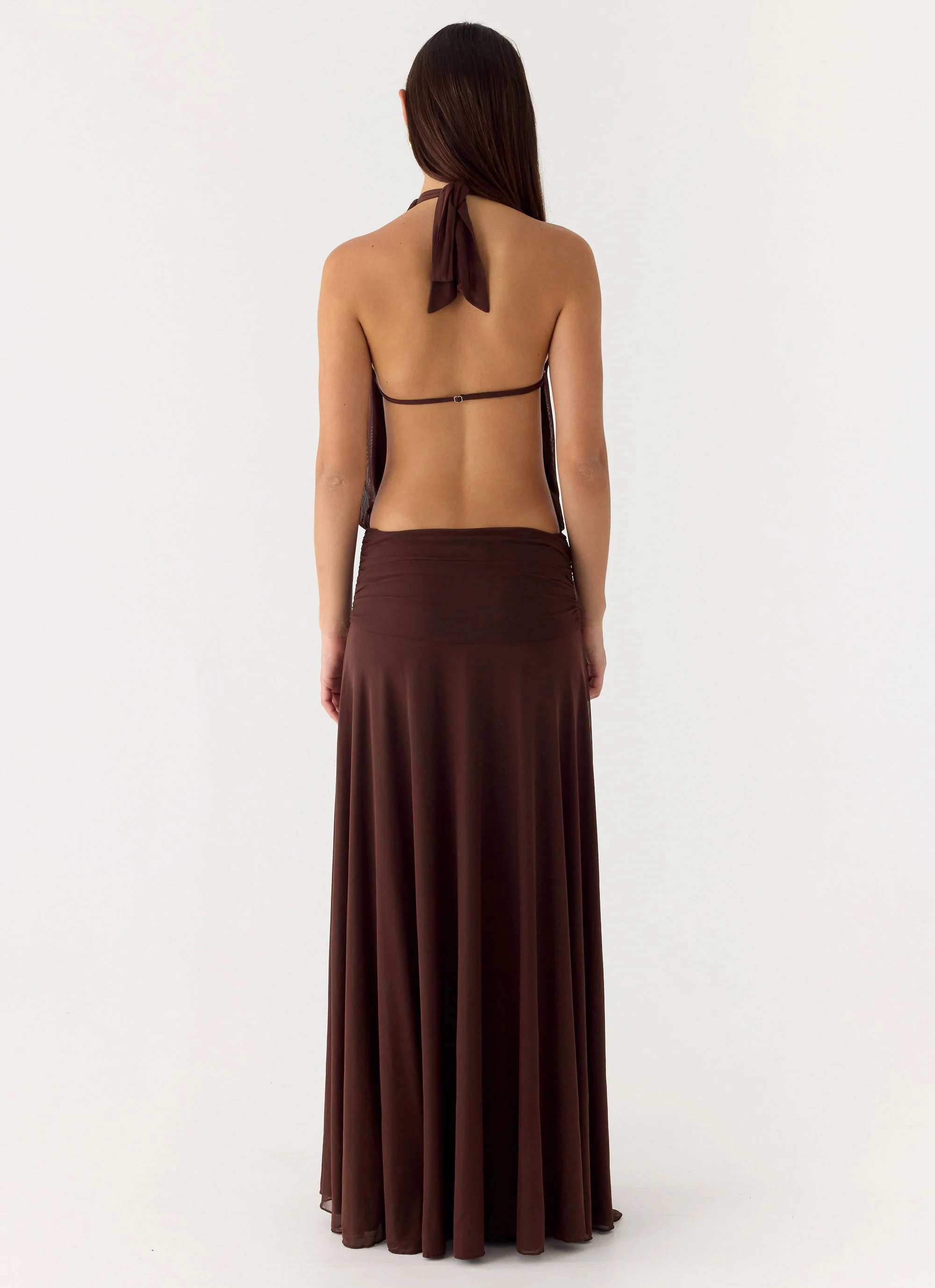 All This Aura Maxi Dress - Chocolate