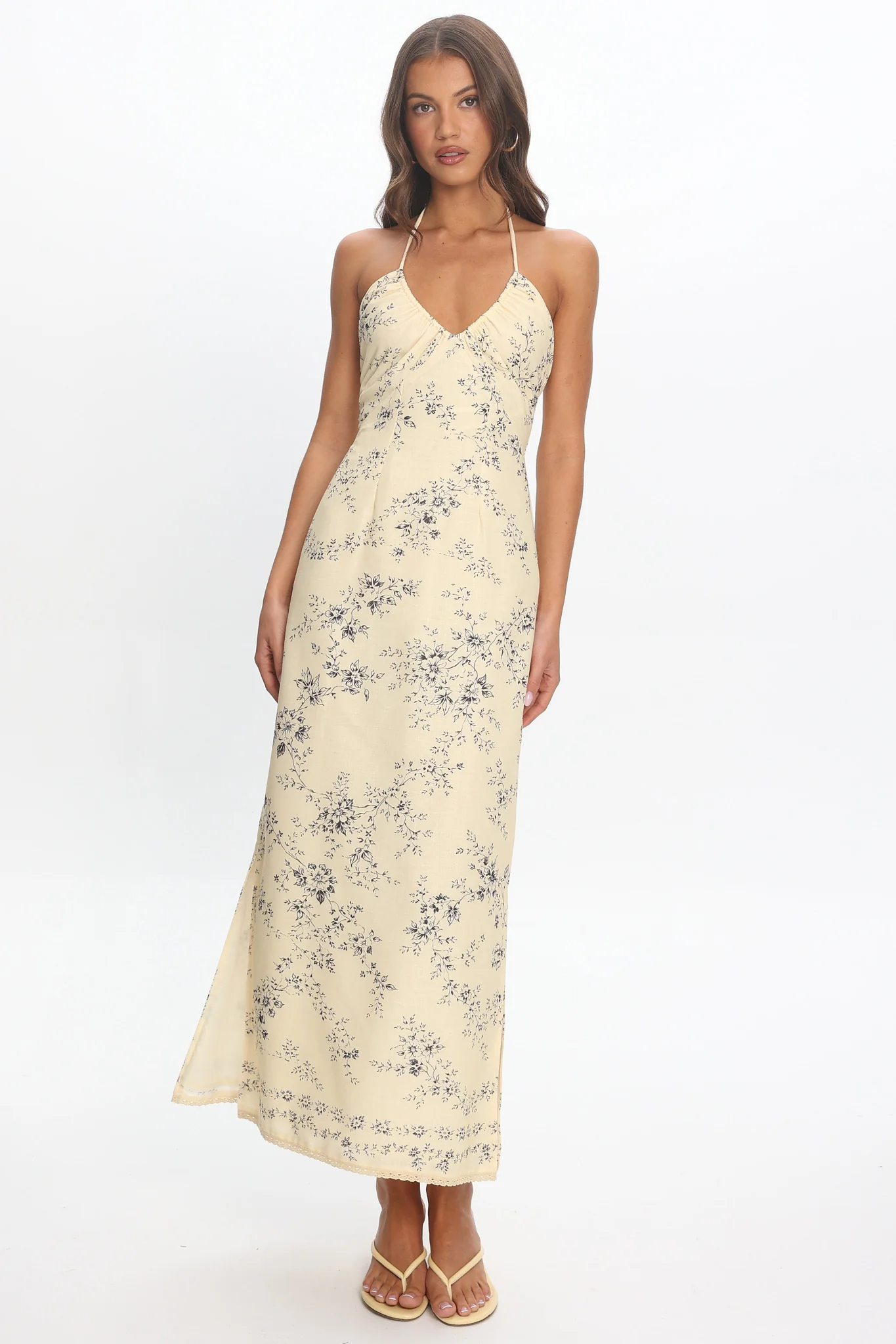 Demona Halter Maxi Dress Butter