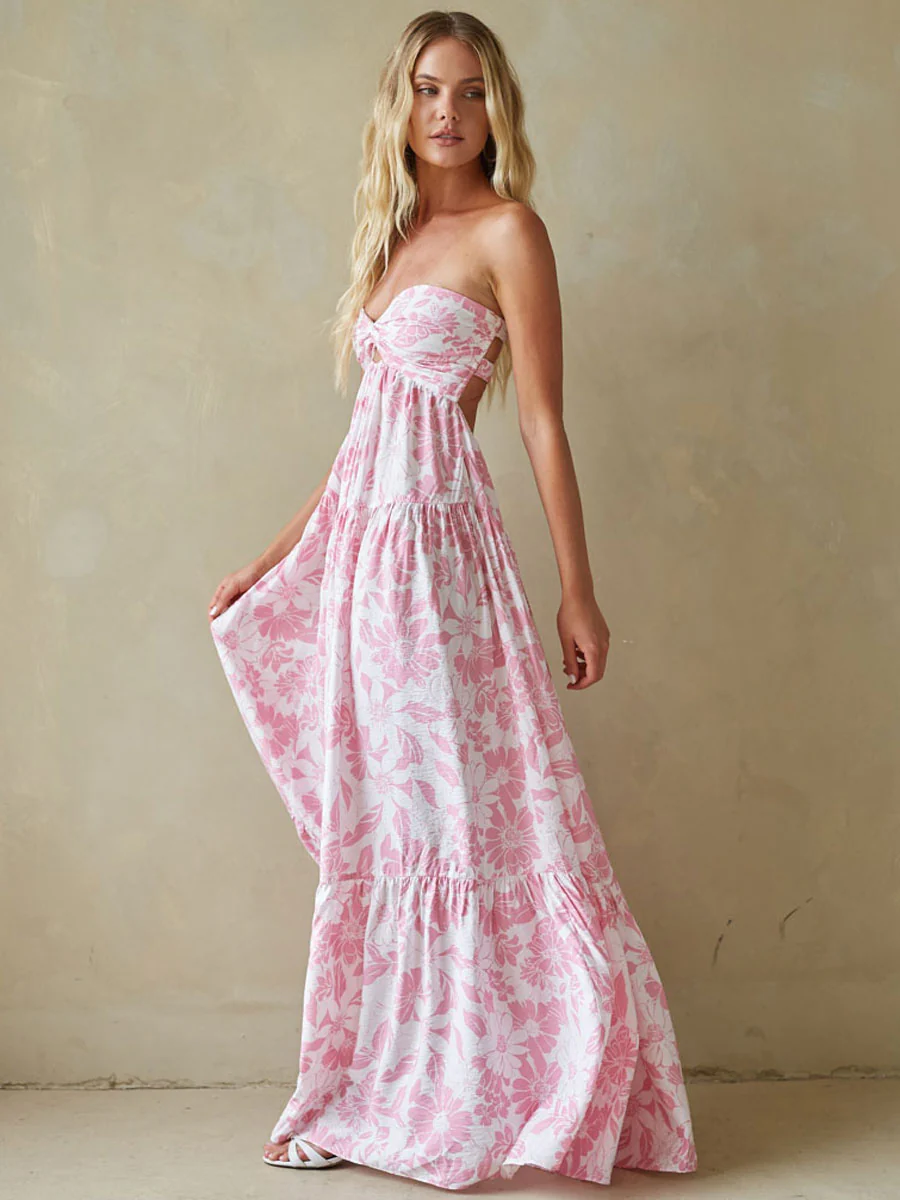 Lilo Strapless Maxi Dress - luluinthesky