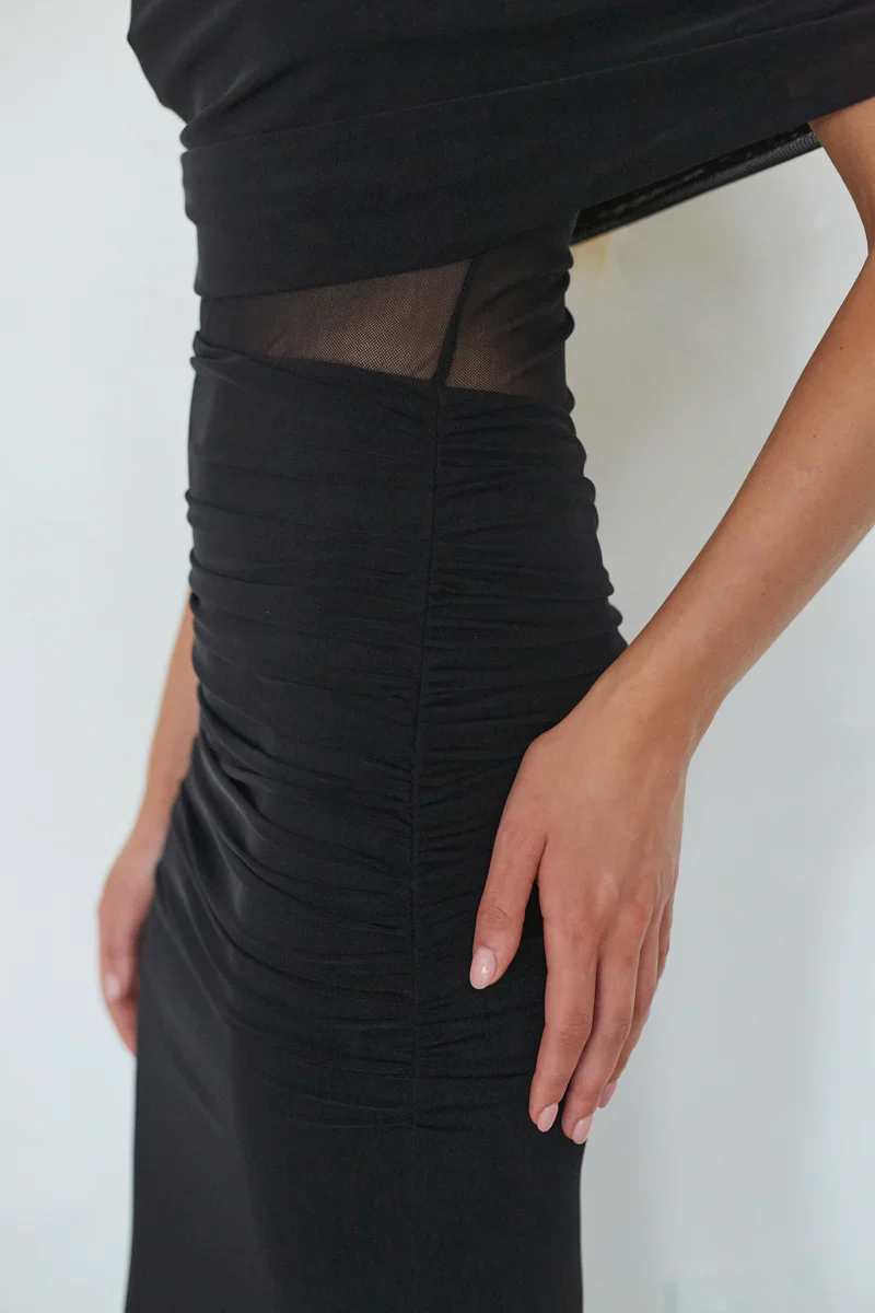 Anora Off the Shoulder Maxi Dress