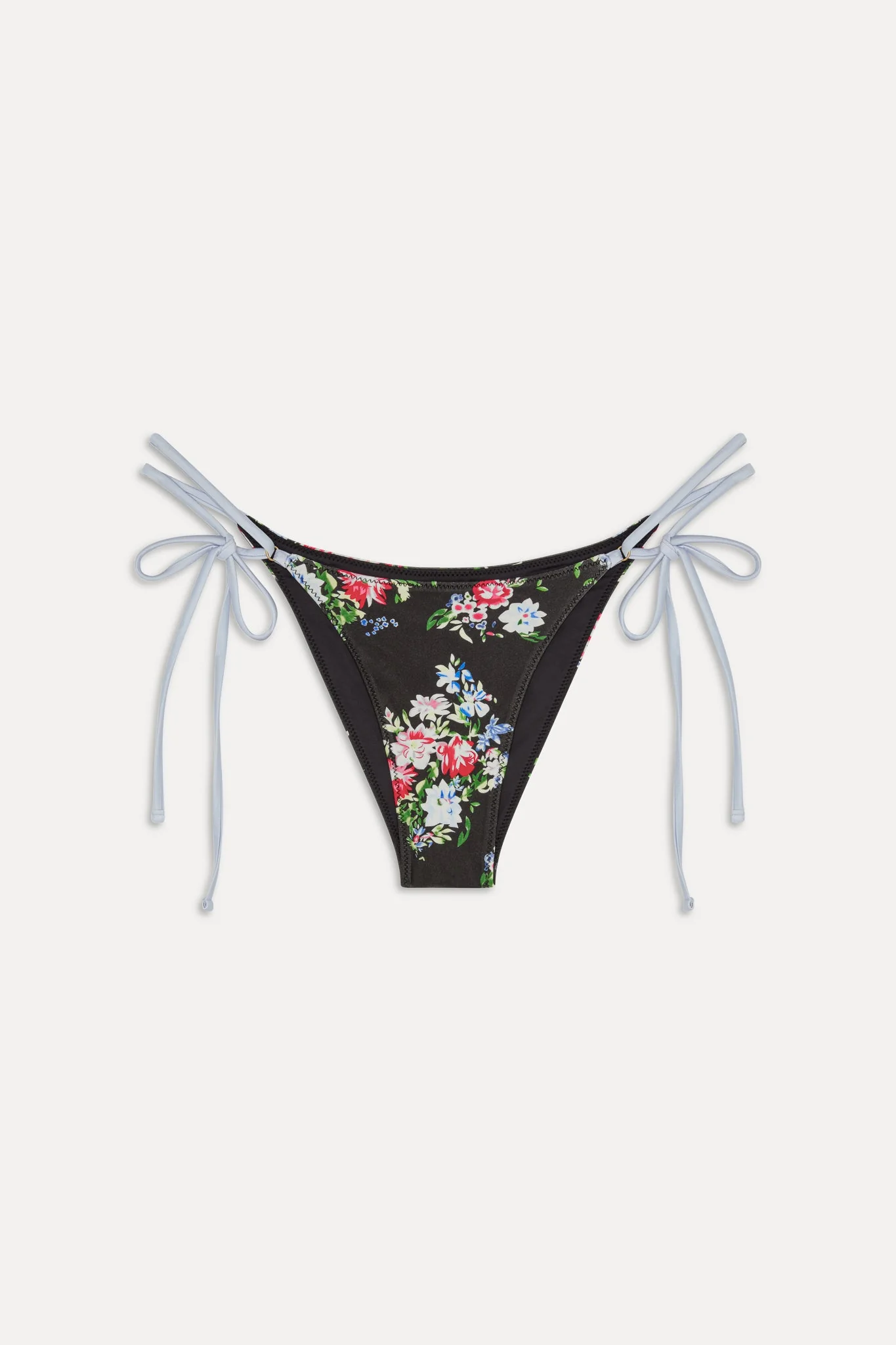 Mackenzie Satin Cheeky Bikini Bottom - Bouquet