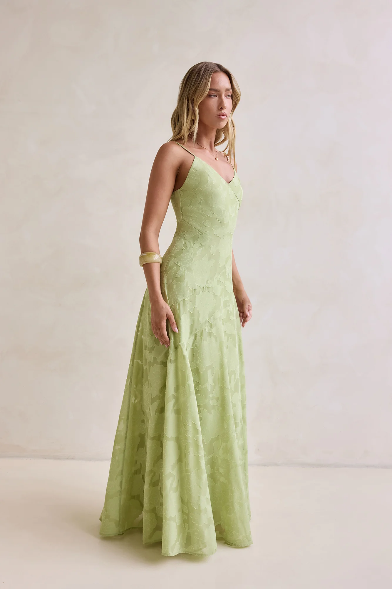 Dancing Spark Maxi Dress Sage - luluinthesky