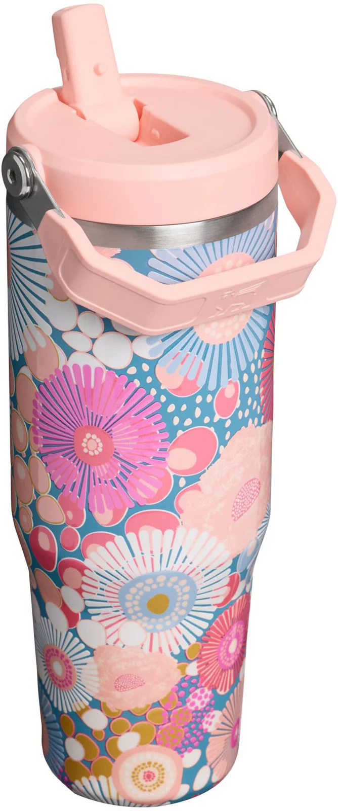 Stanley 30 oz. IceFlow 2.0 Flip Straw Tumbler - Sorbet Wildflower
