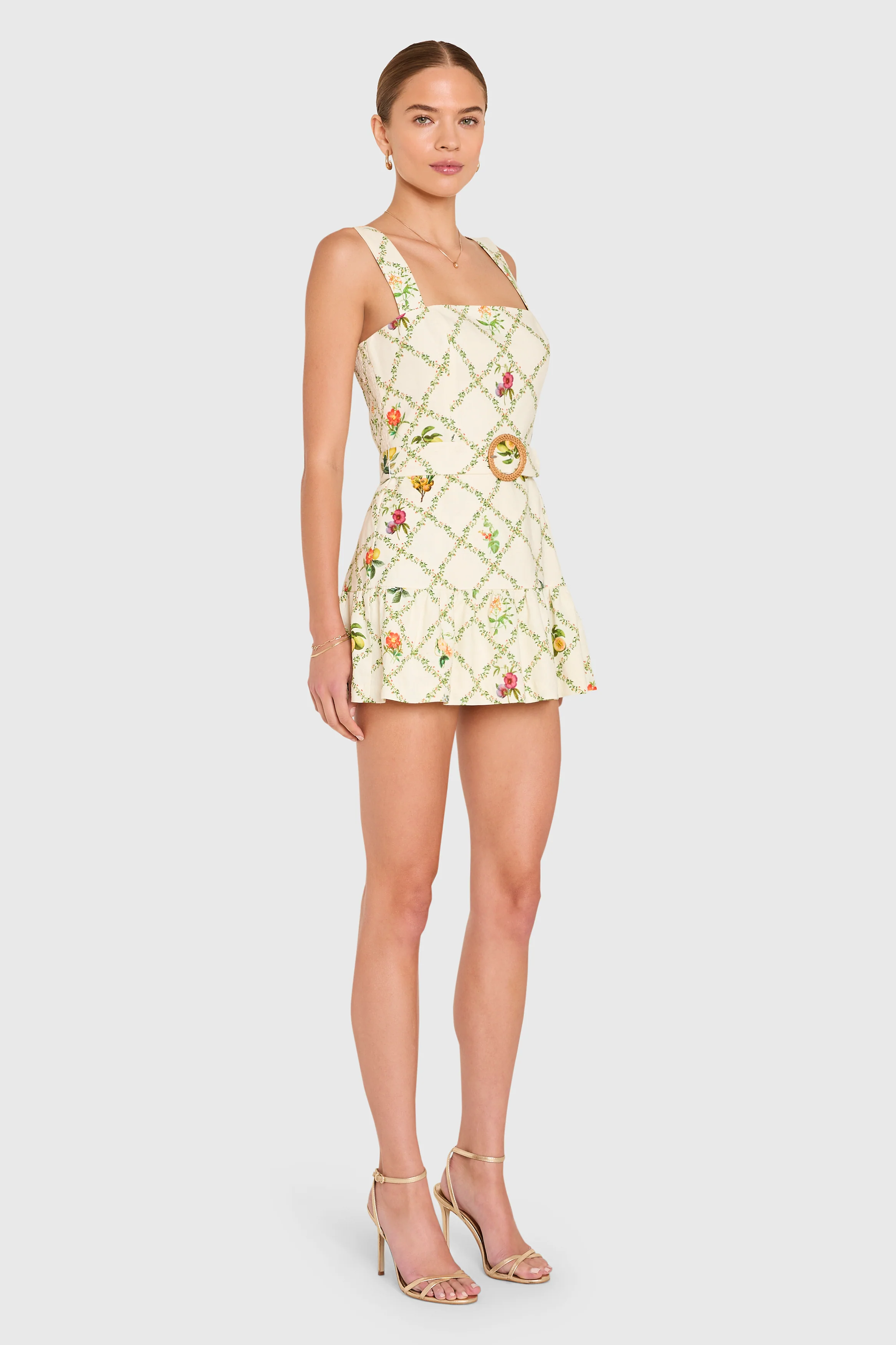 Lena Romper in Trellis - luluinthesky