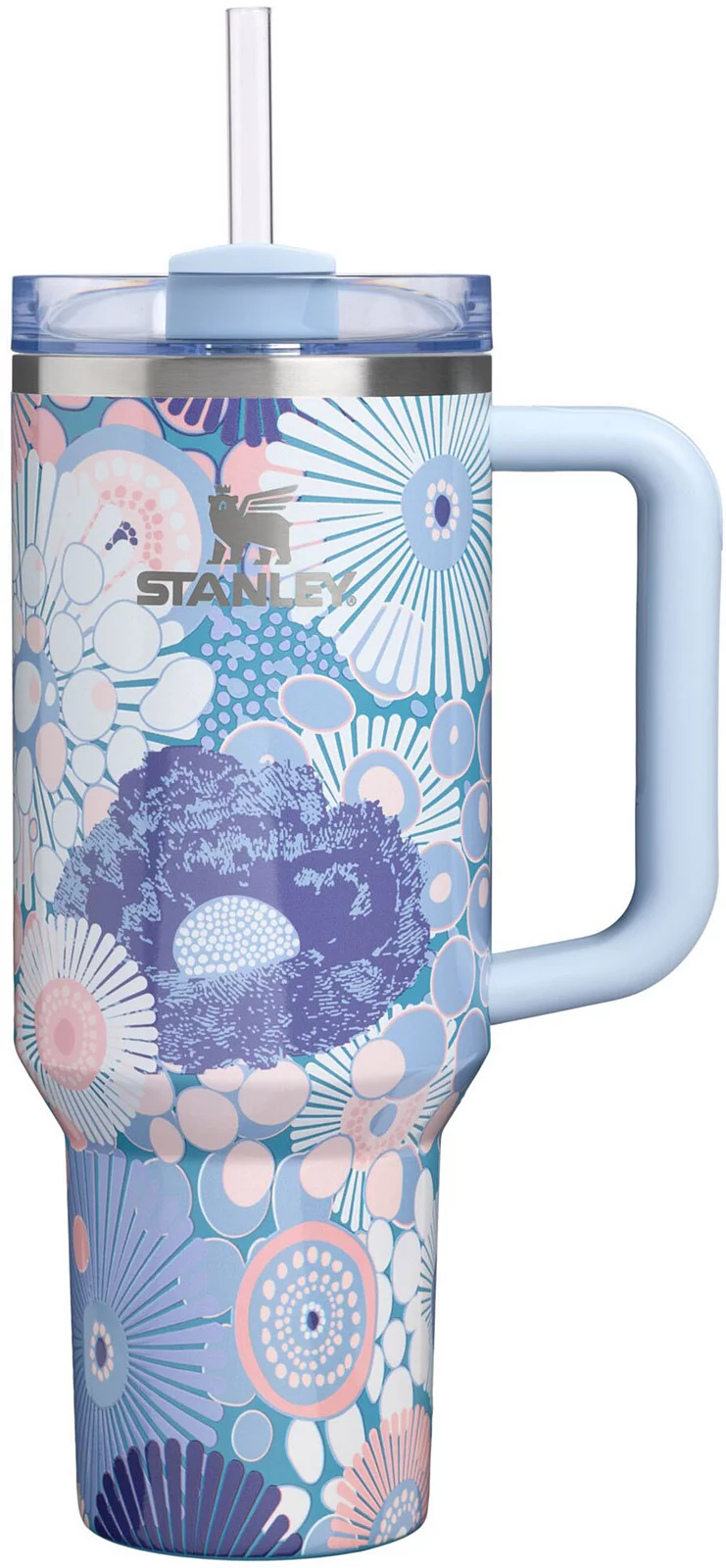 Stanley 40 oz. Quencher H2.0 FlowState Tumbler - Blue Dream Wildflower