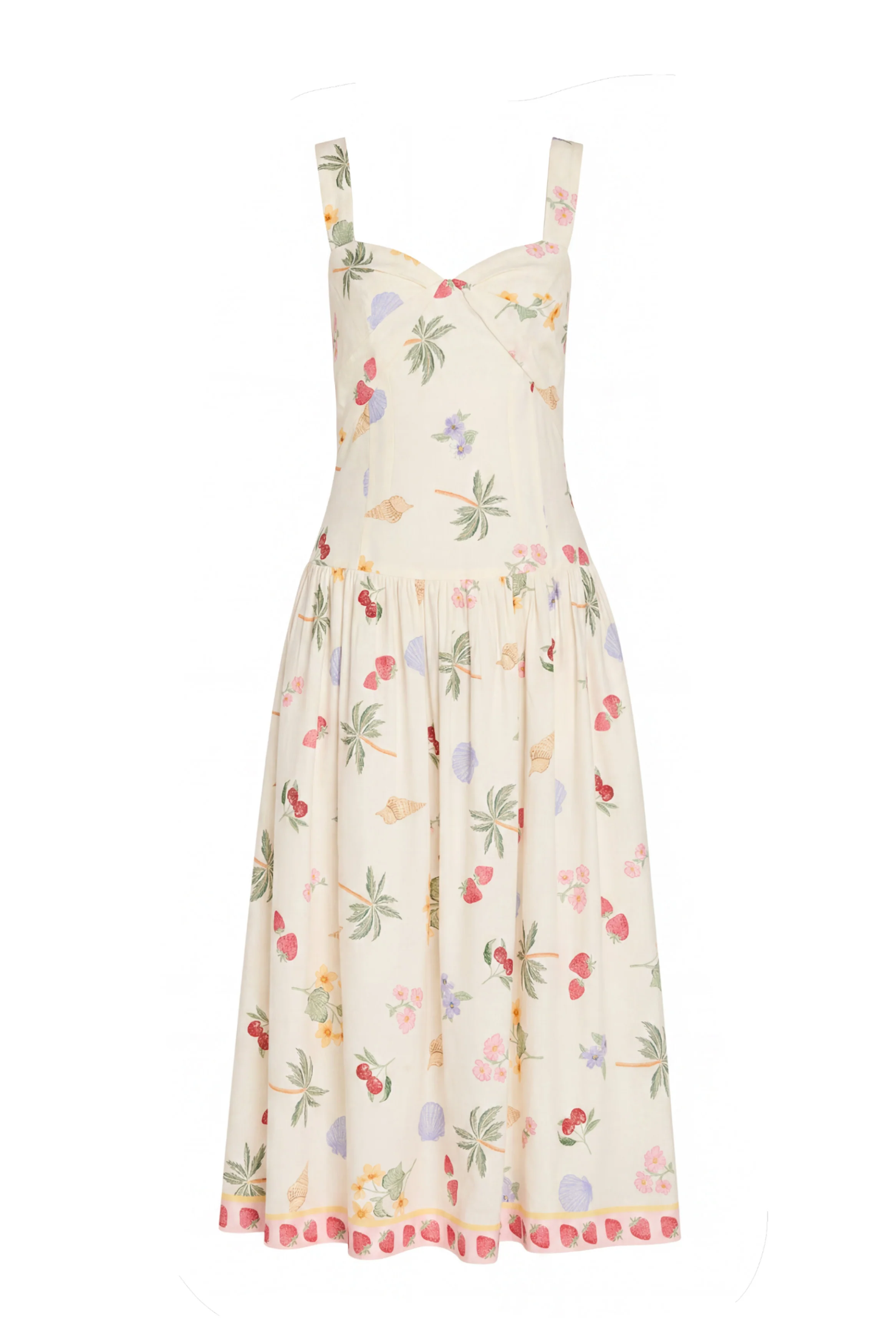 Soho Midi Dress in Boardwalk - luluinthesky