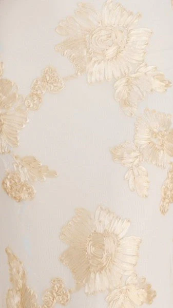 Nikova Maxi Dress - Yellow Embroidery