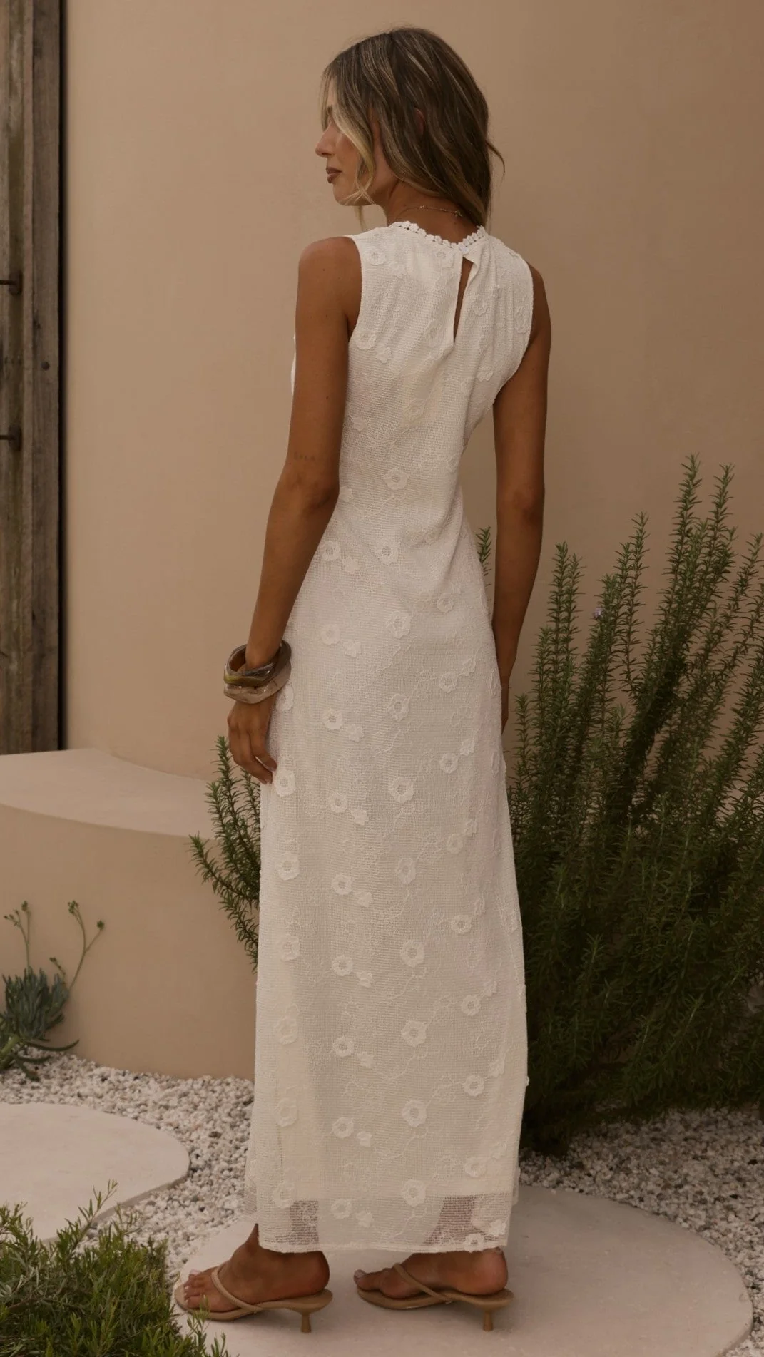 Macie Maxi Dress - Cream