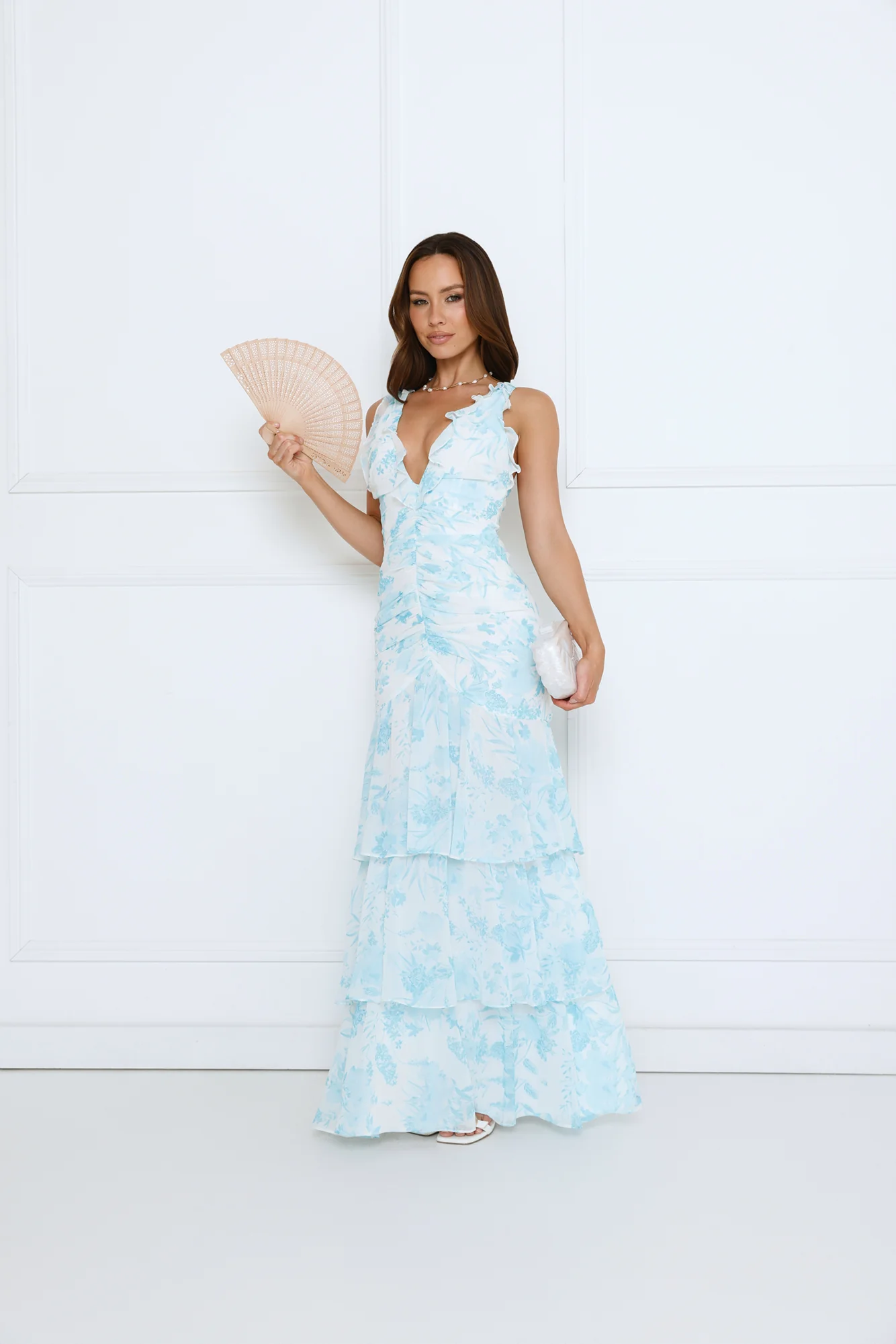 Too Pretty Tonight Maxi Dress Blue