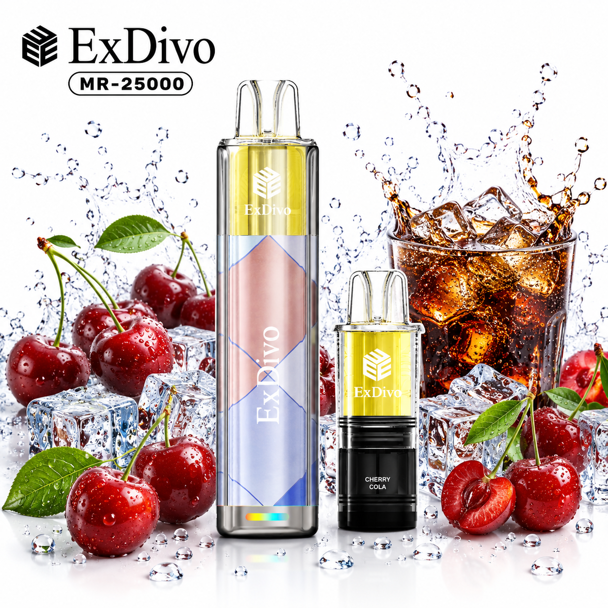 CHERRY COLA - ExDivo KUZ 25K Replaceable Pod Vape