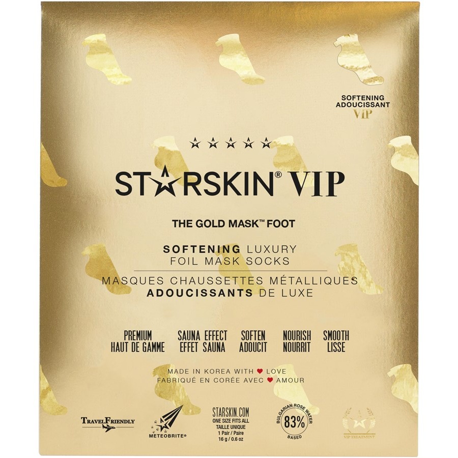 StarSkin Hands & Feet Softening Foot Mask Socks VIP - The Gold Mask