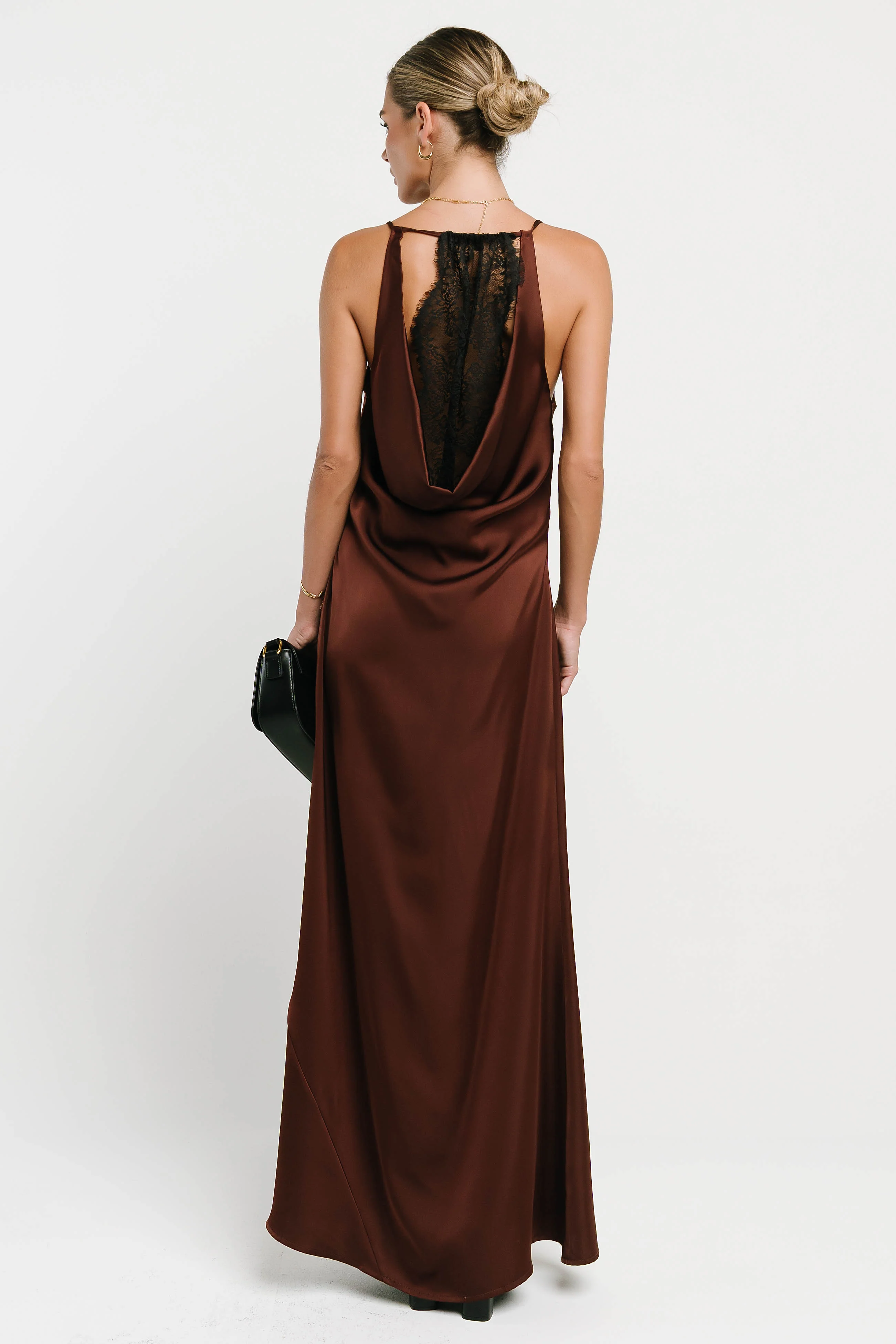 Allison Satin Maxi Dress