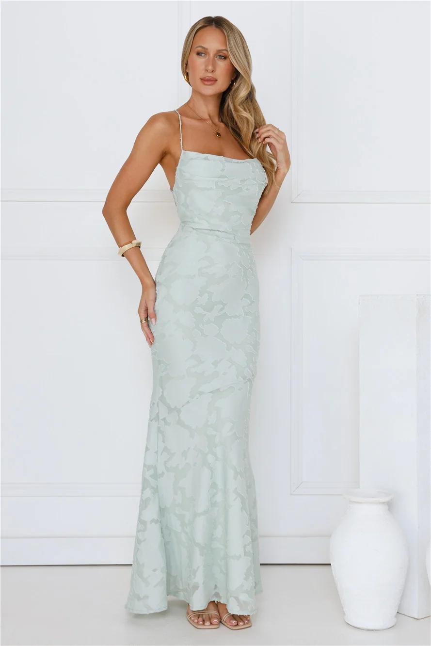 Bridge To Wonderland Maxi Dress Sage