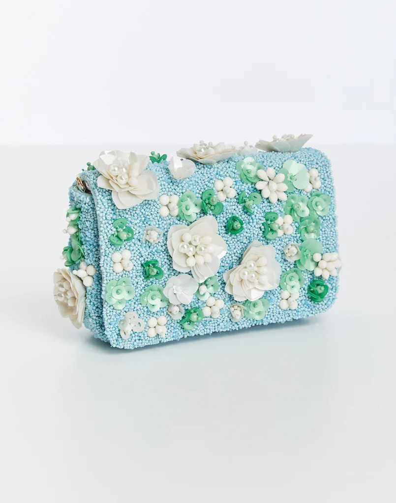 Torres Beaded Clutch Bag