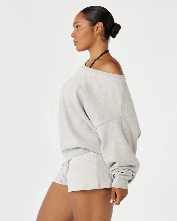 Off Shoulder Sweatshirt