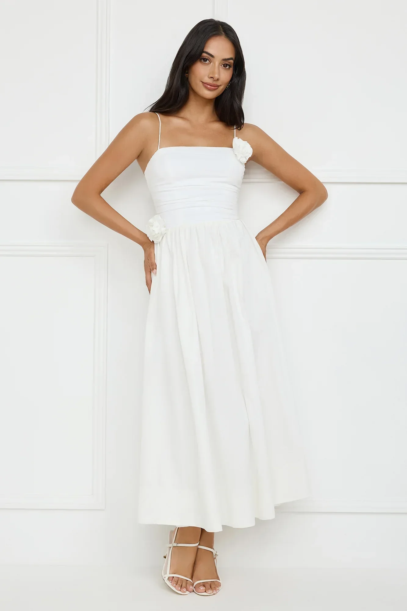Trendsetter'S Way Maxi Dress White