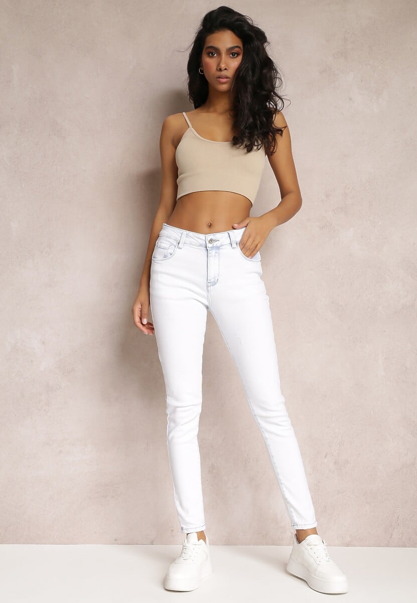 Jasnoniebieskie Jeansy Skinny Raianna
