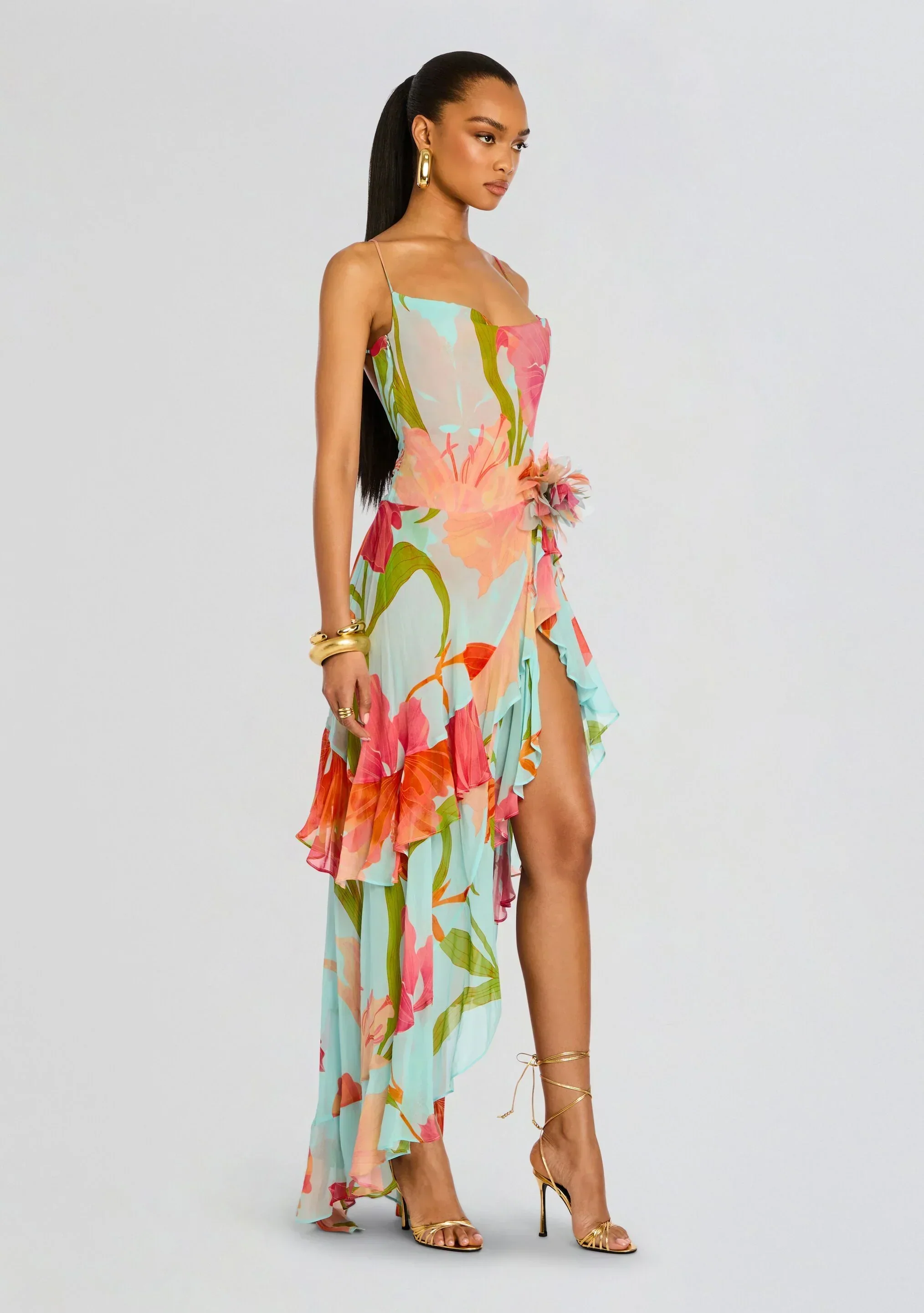 Samara Silk Chiffon Dress - luluinthesky