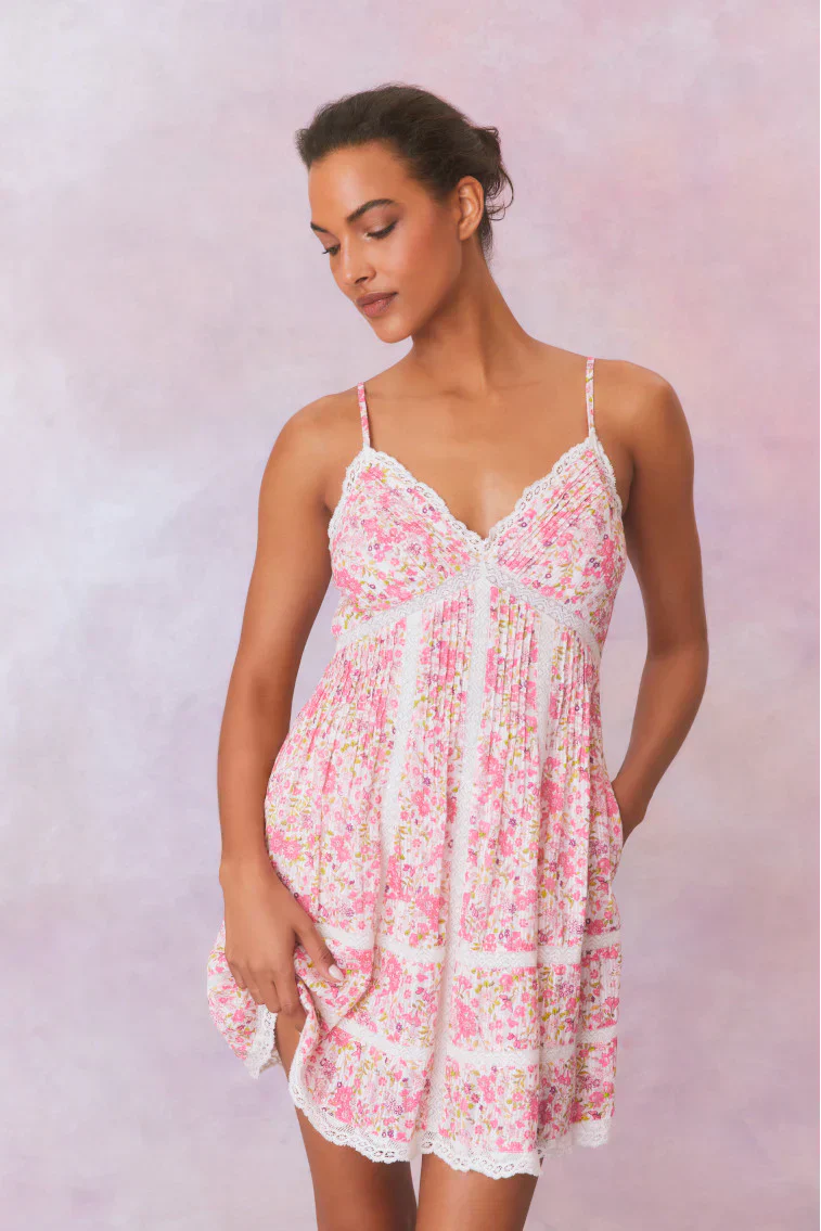 Docila Cotton Mini Dress - luluinthesky