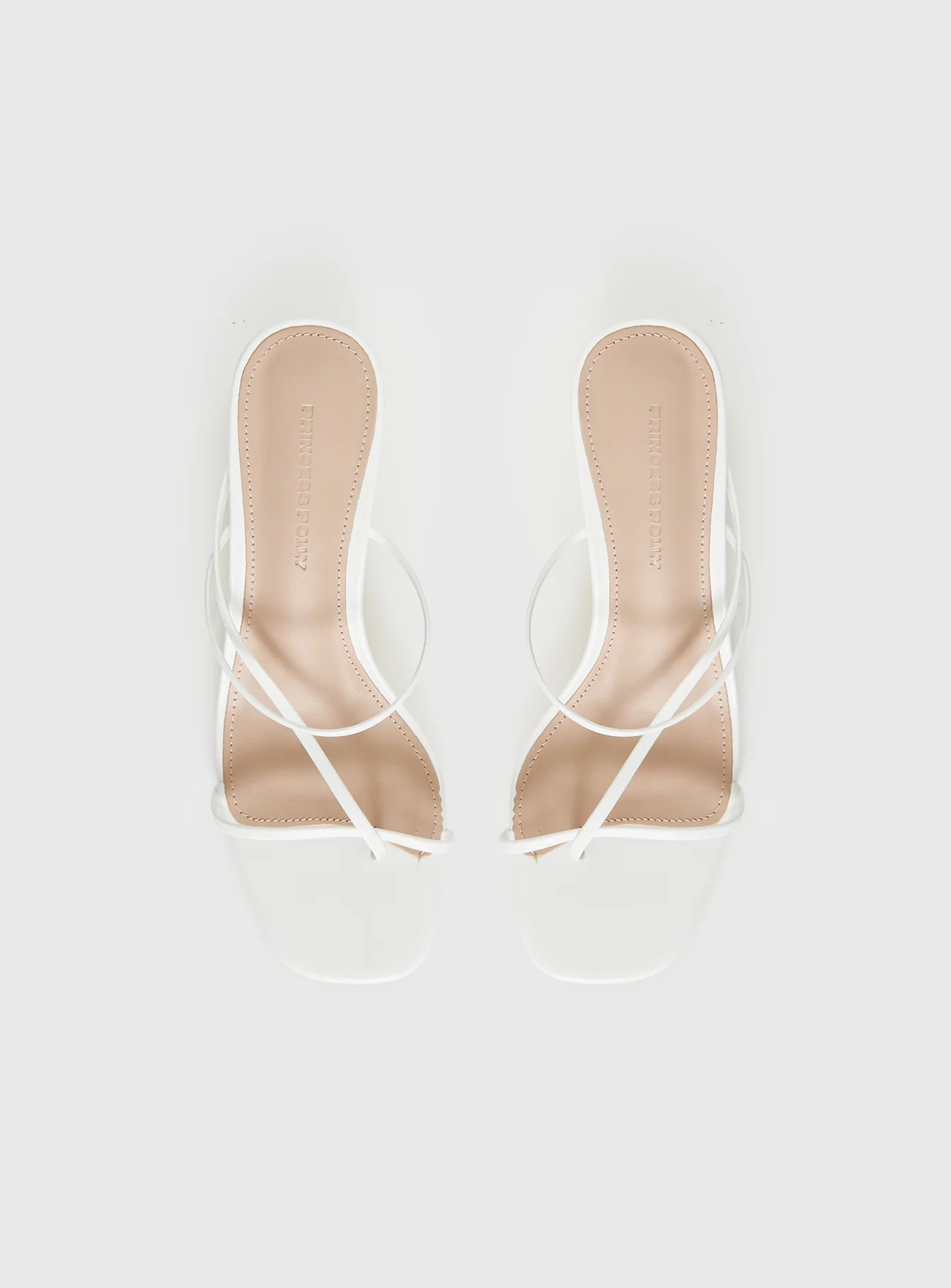 The Becka Heels White