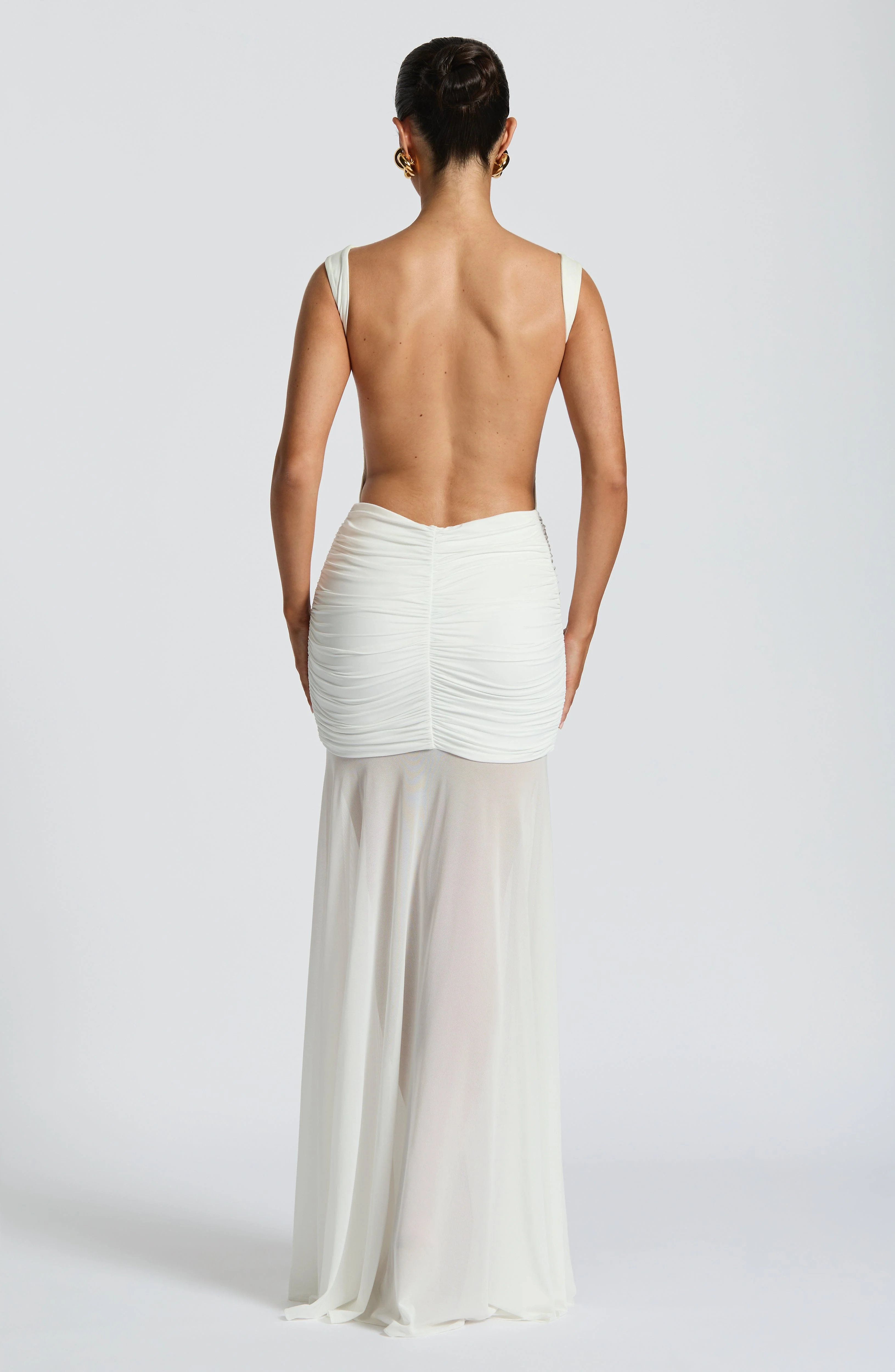 Fae Maxi Skirt - White
