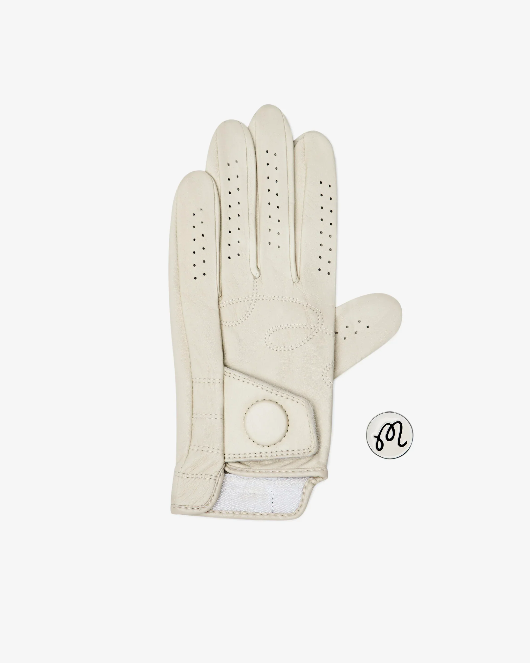 Manuela Glove - Cream / Black