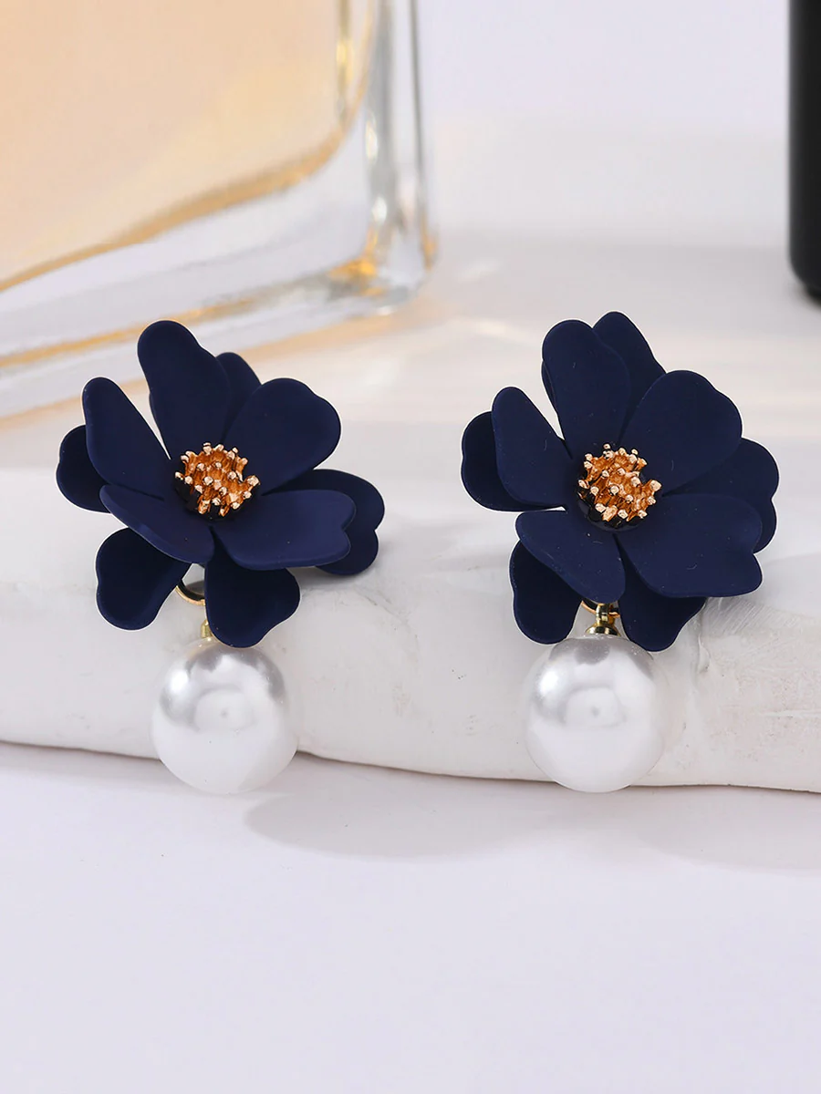 Flower Shape Earrings Accessories