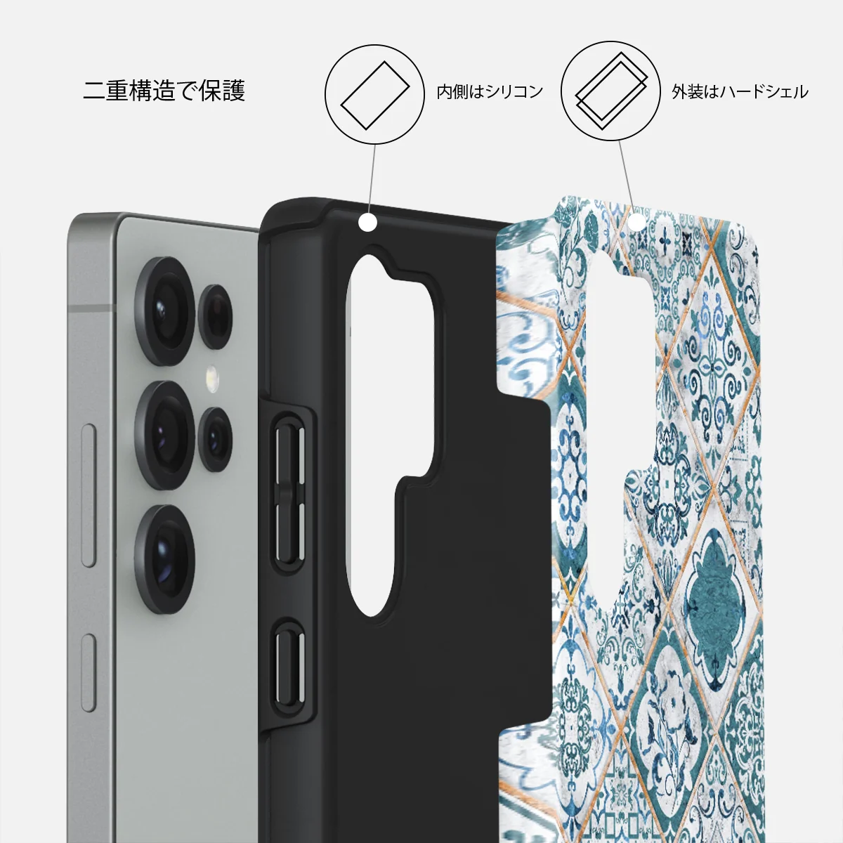 Tropical Oasis - Samsung Galaxy S25 Ultra ケース