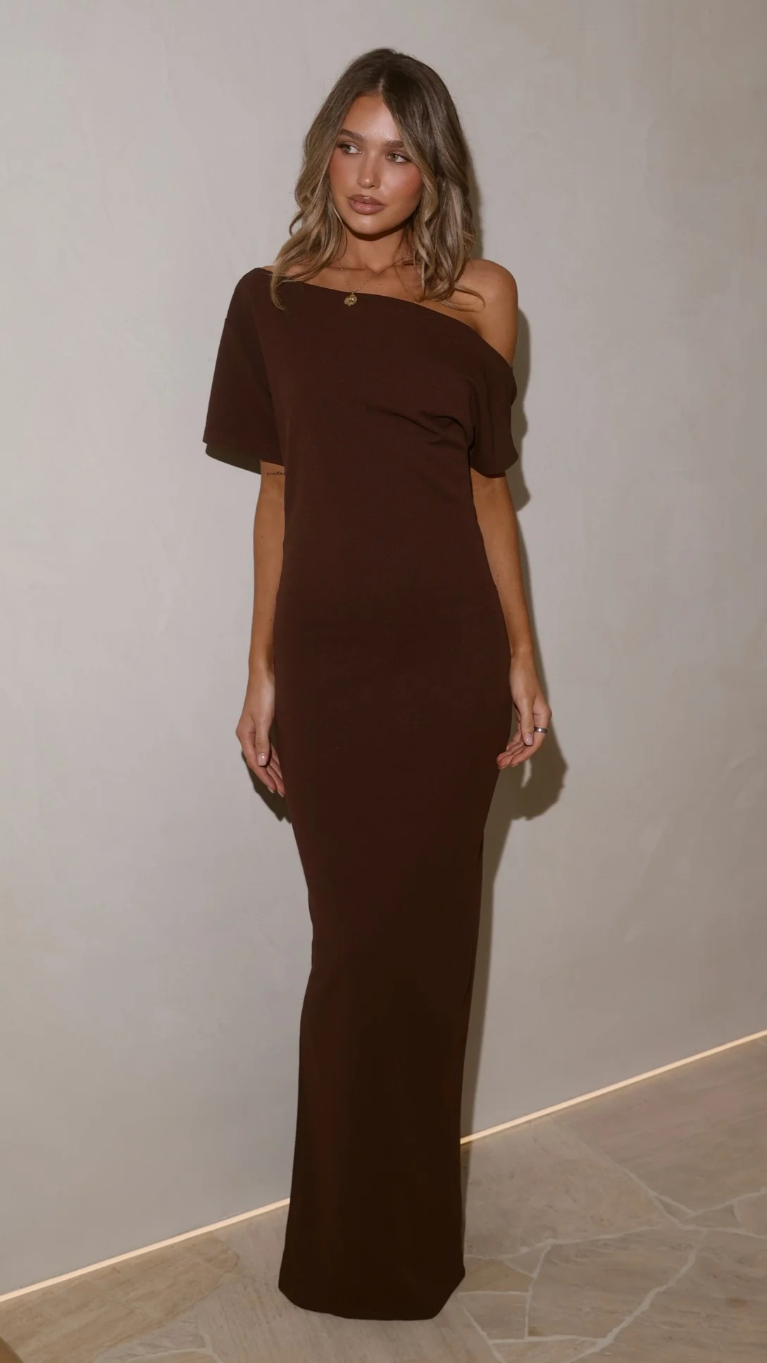 Alina Maxi Dress - Chocolate