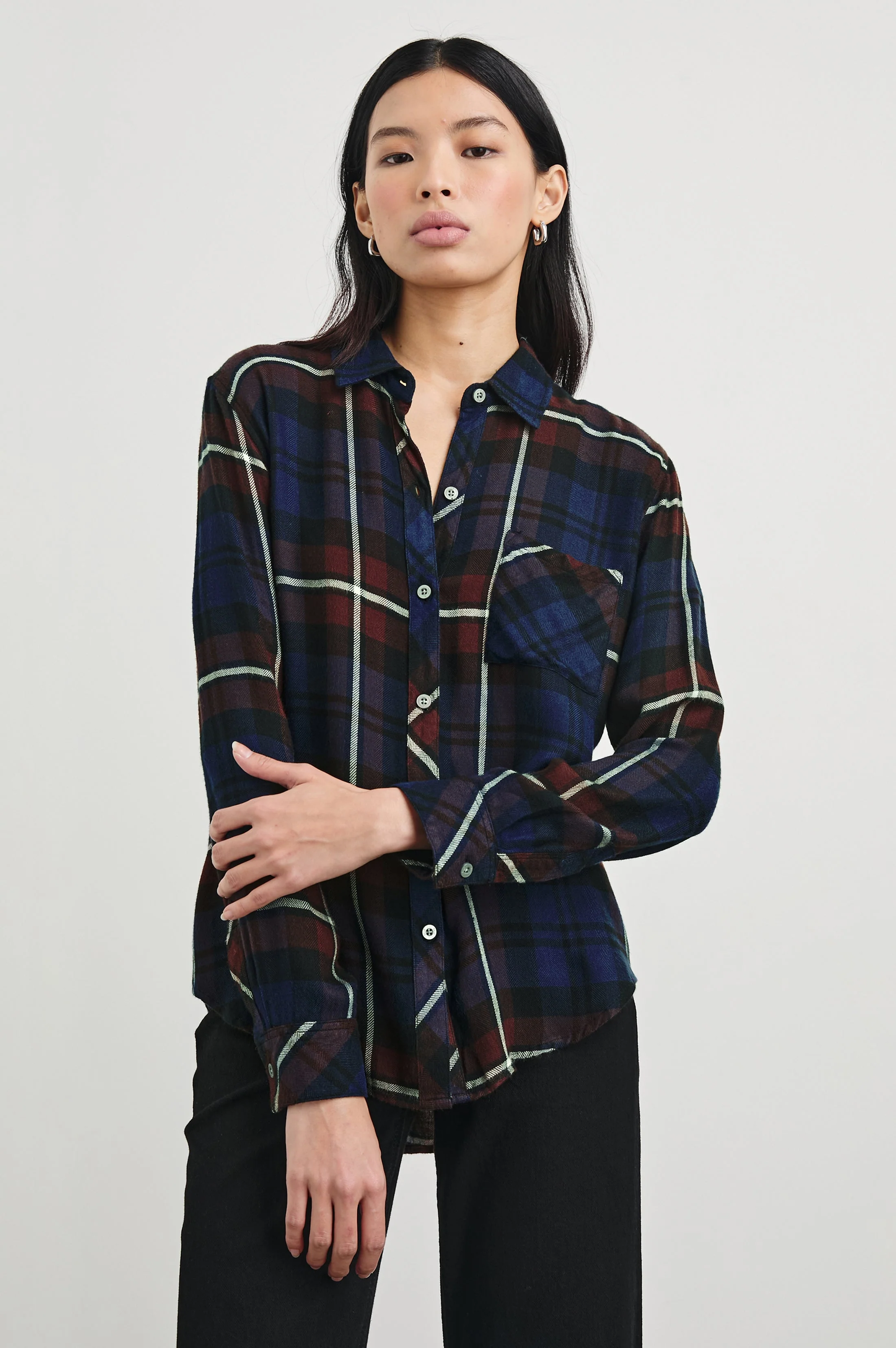 Hunter Shirt - Chestnut Birch Navy