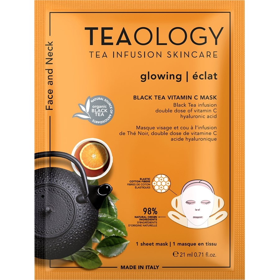 Teaology Pielęgnacja twarzy Black Tea Vitamin C Mask