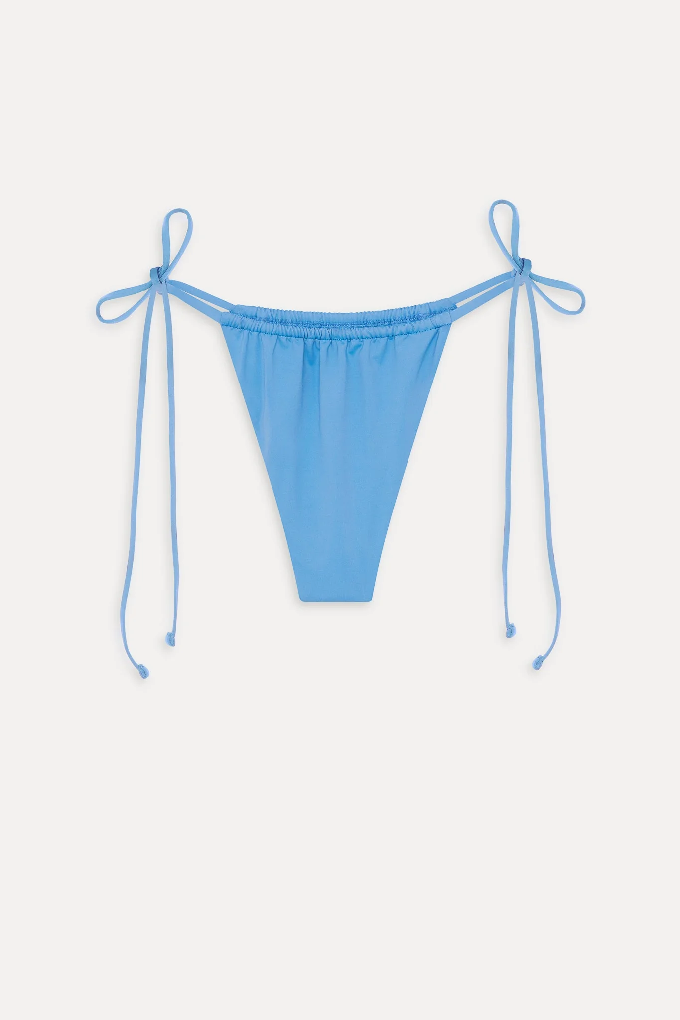 Tia Skimpy String Bikini Bottom - Azure