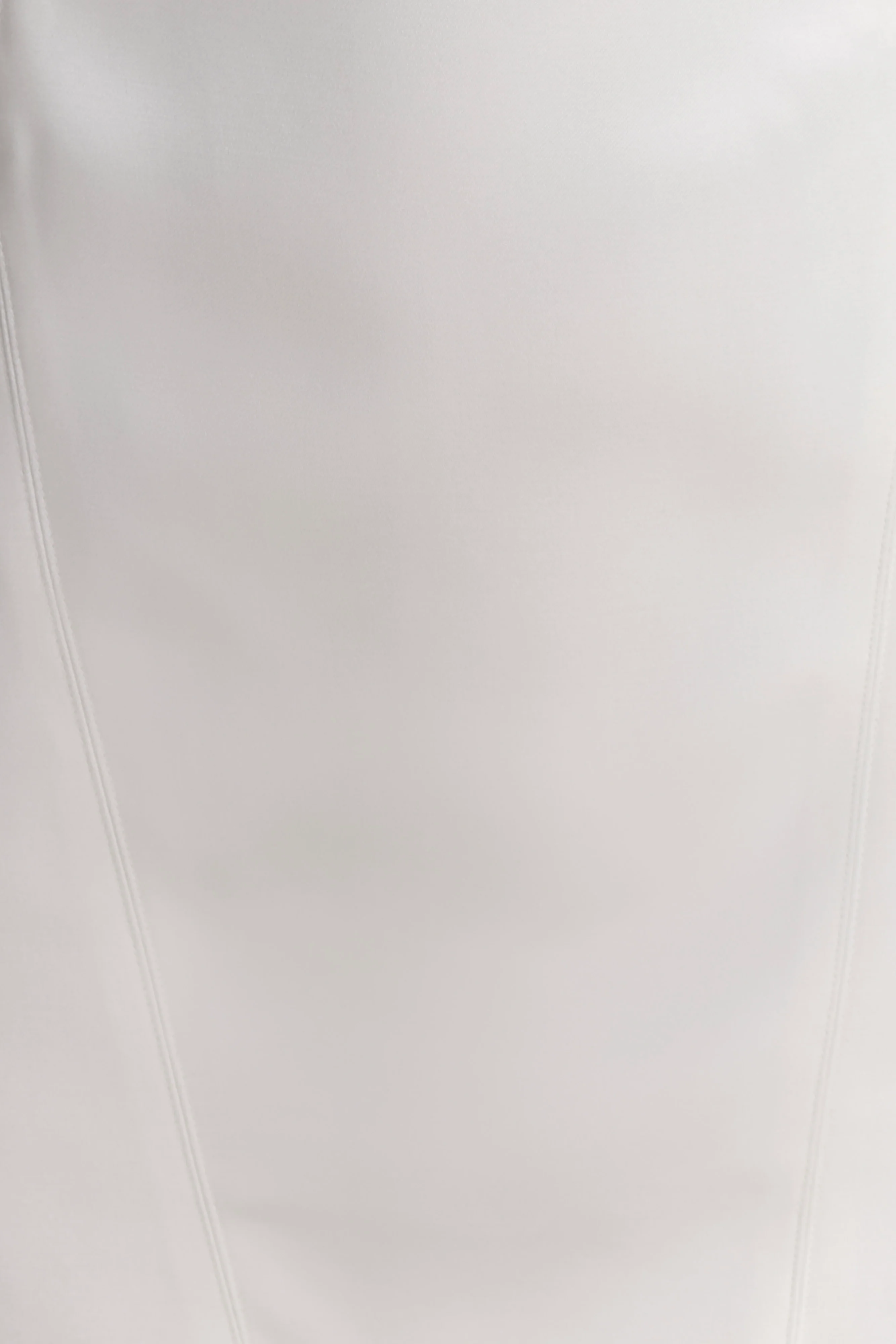 Beth Satin Mini Dress - White