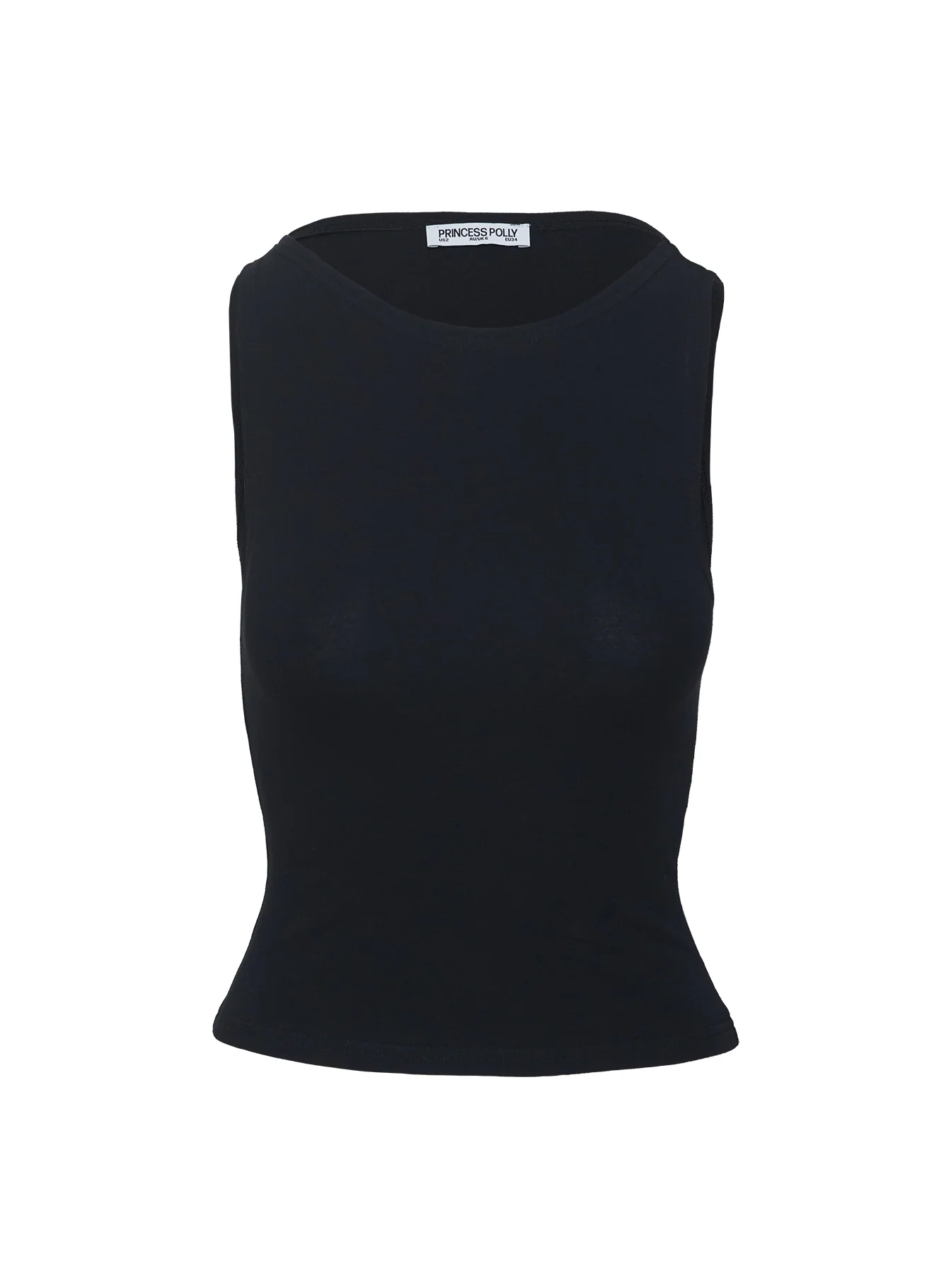 Bleeker High Neck Top Black