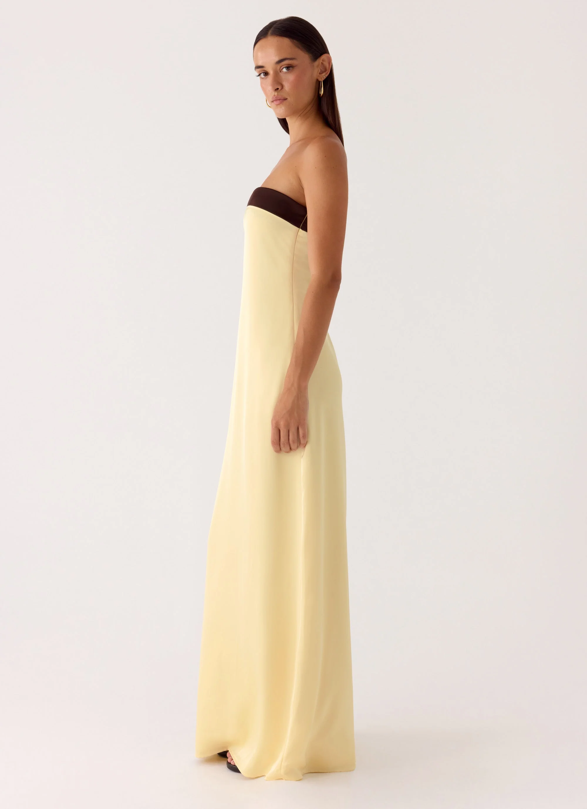Jiana Maxi Dress - Baby Yellow